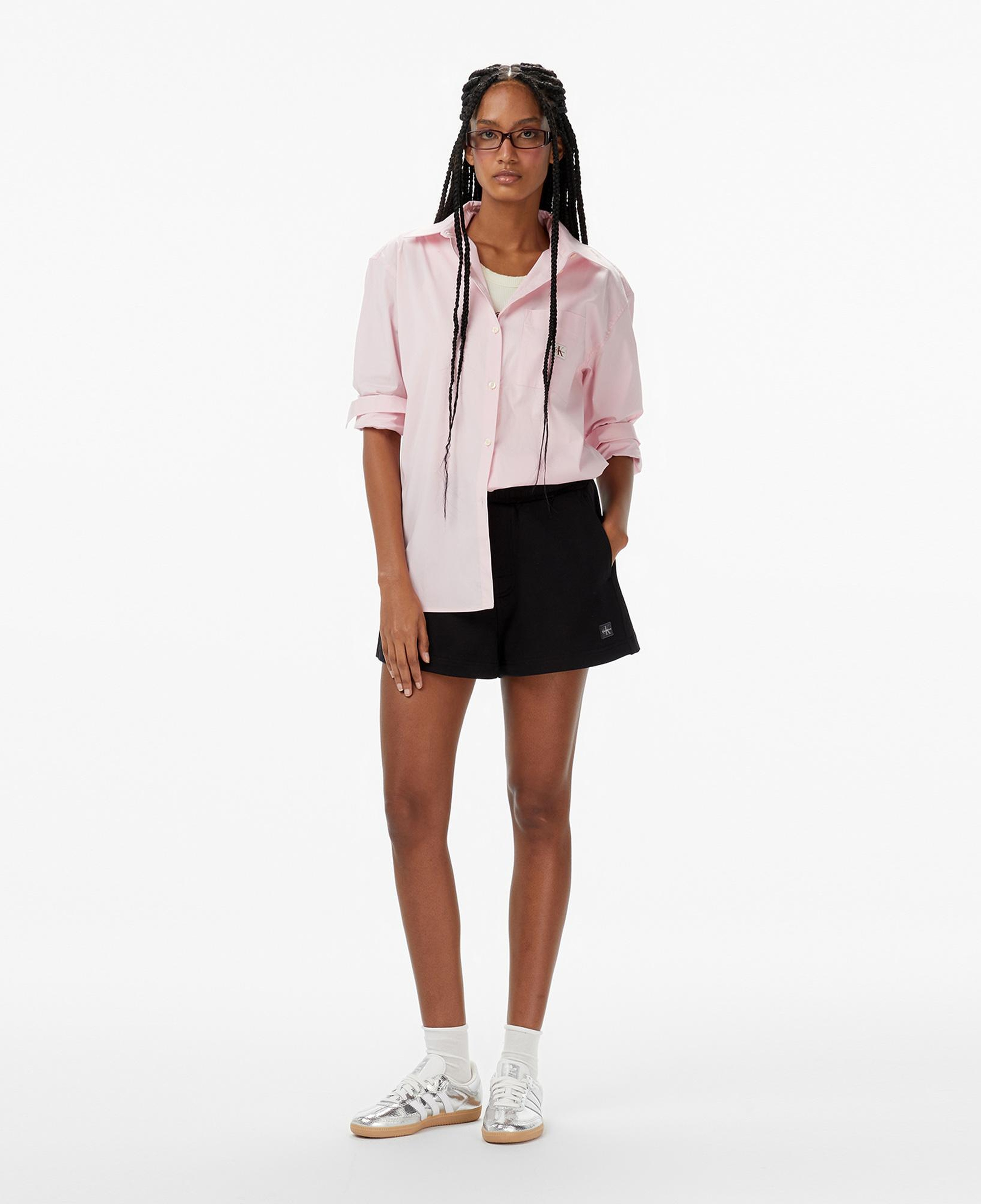 Calvin Klein Poplin Relaxed Kadın Pembe Gömlek