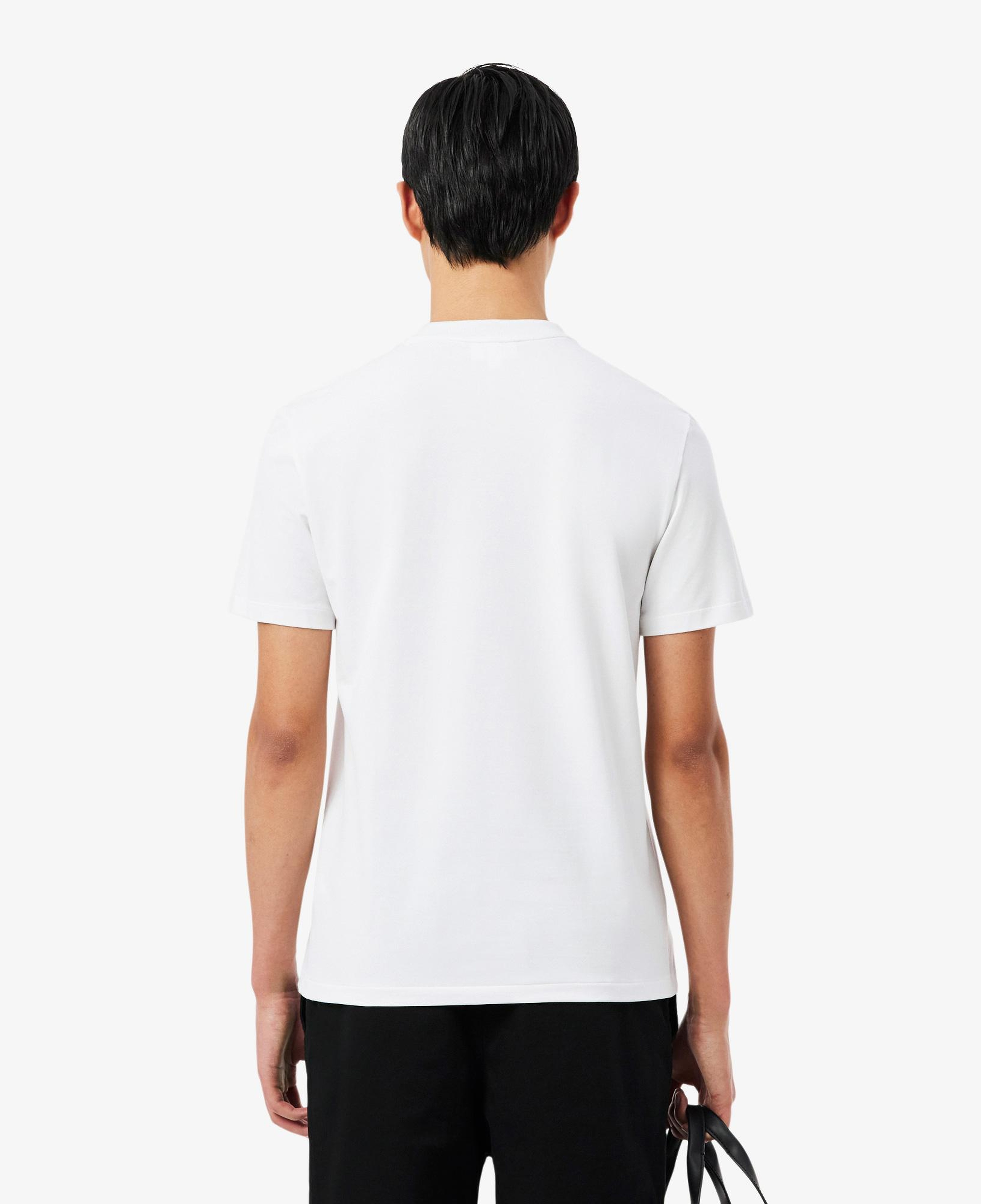 Erkek Regular Fit Bisiklet Yaka Beyaz T-Shirt