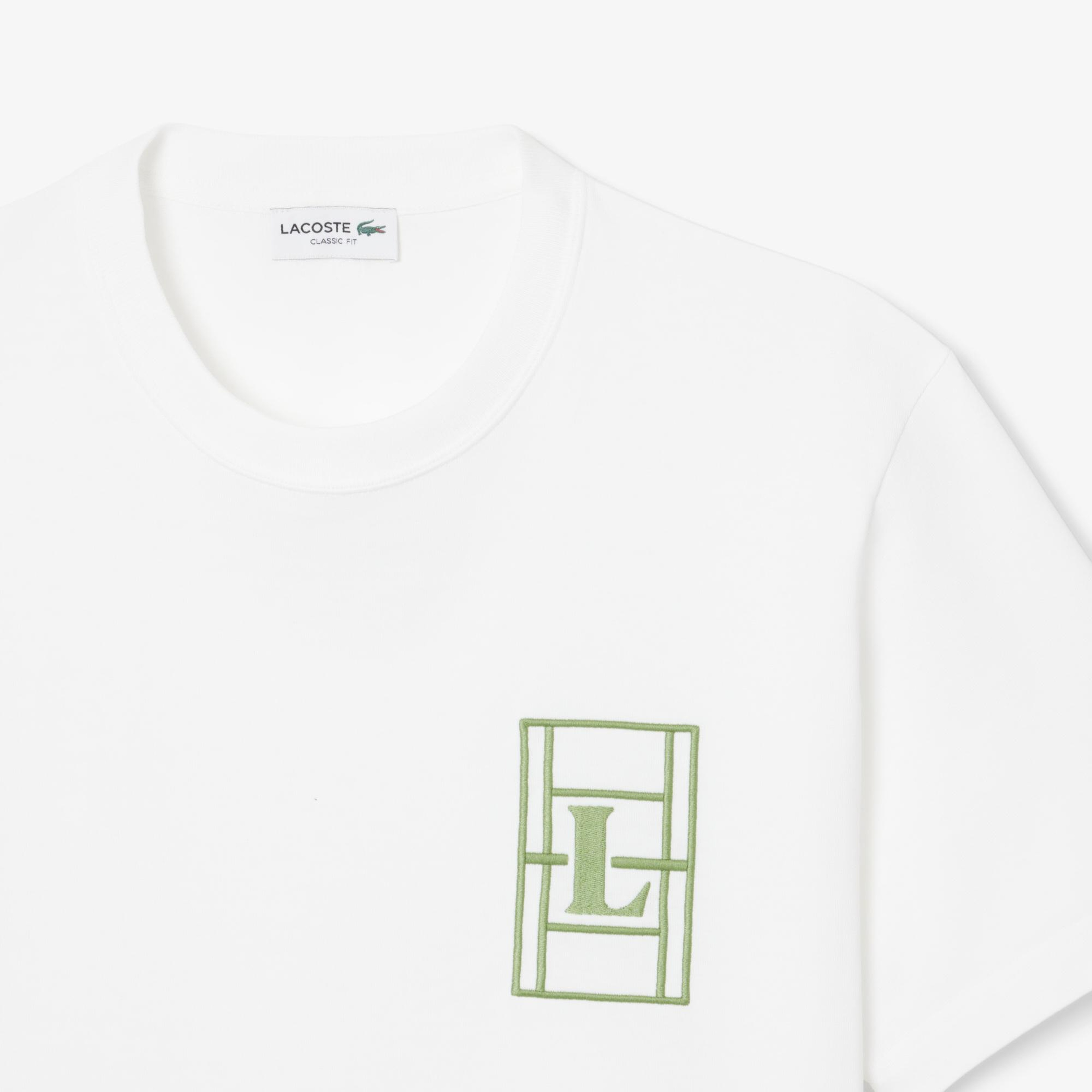 Erkek Classic Fit Bisiklet Yaka Beyaz T-Shirt