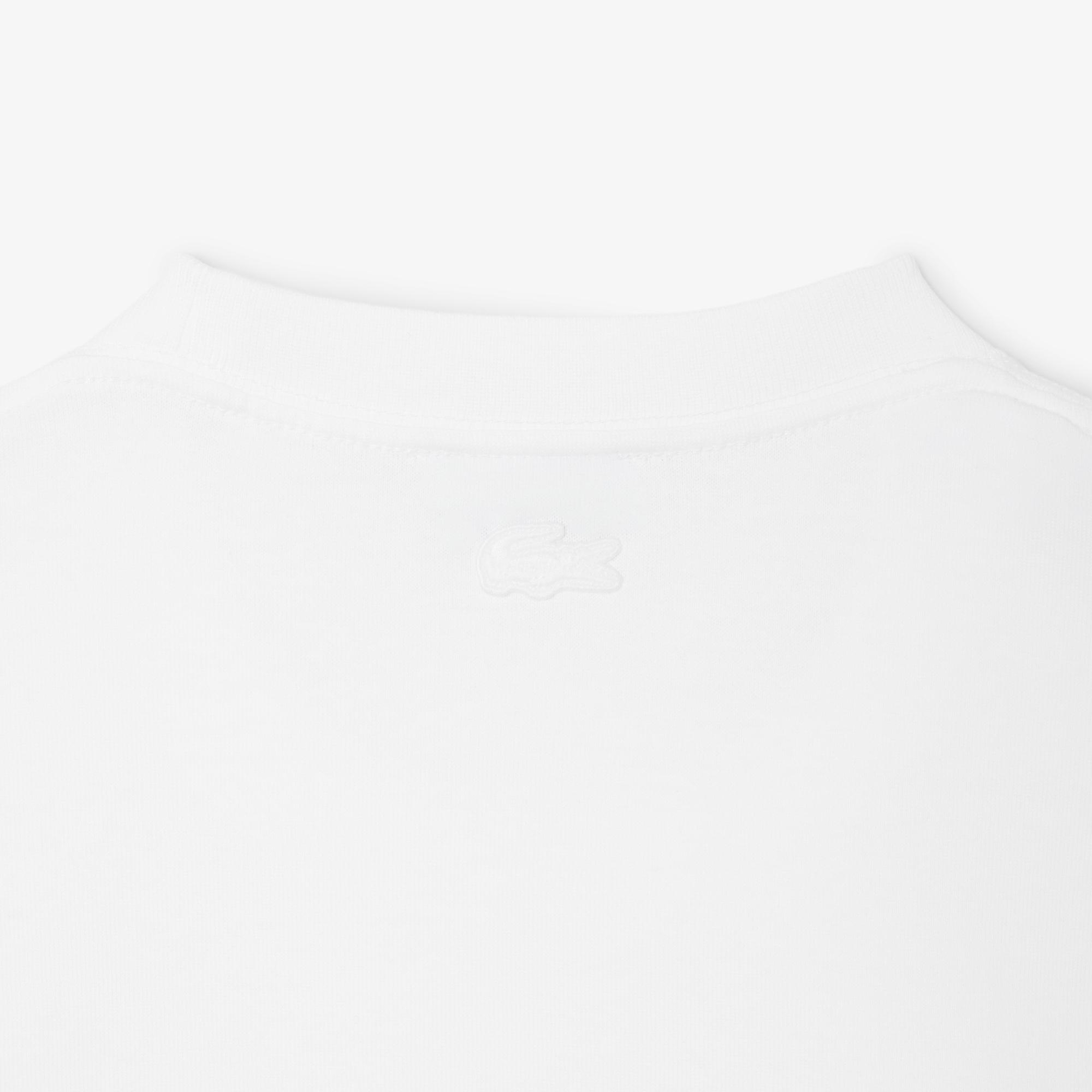 Erkek Classic Fit Bisiklet Yaka Beyaz T-Shirt