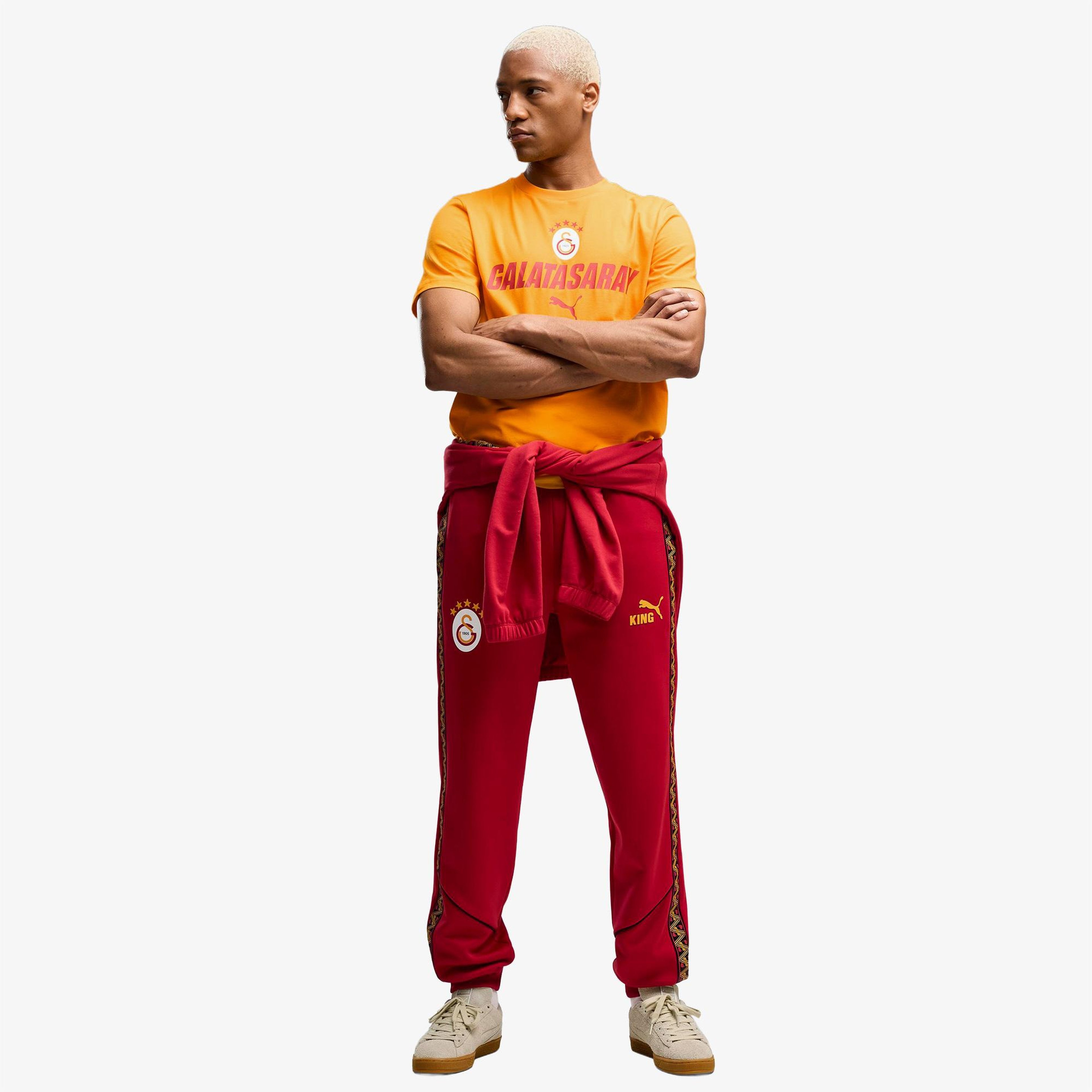 Puma Galatasaray 26/27 Erkek Sarı Günlük T-Shirt