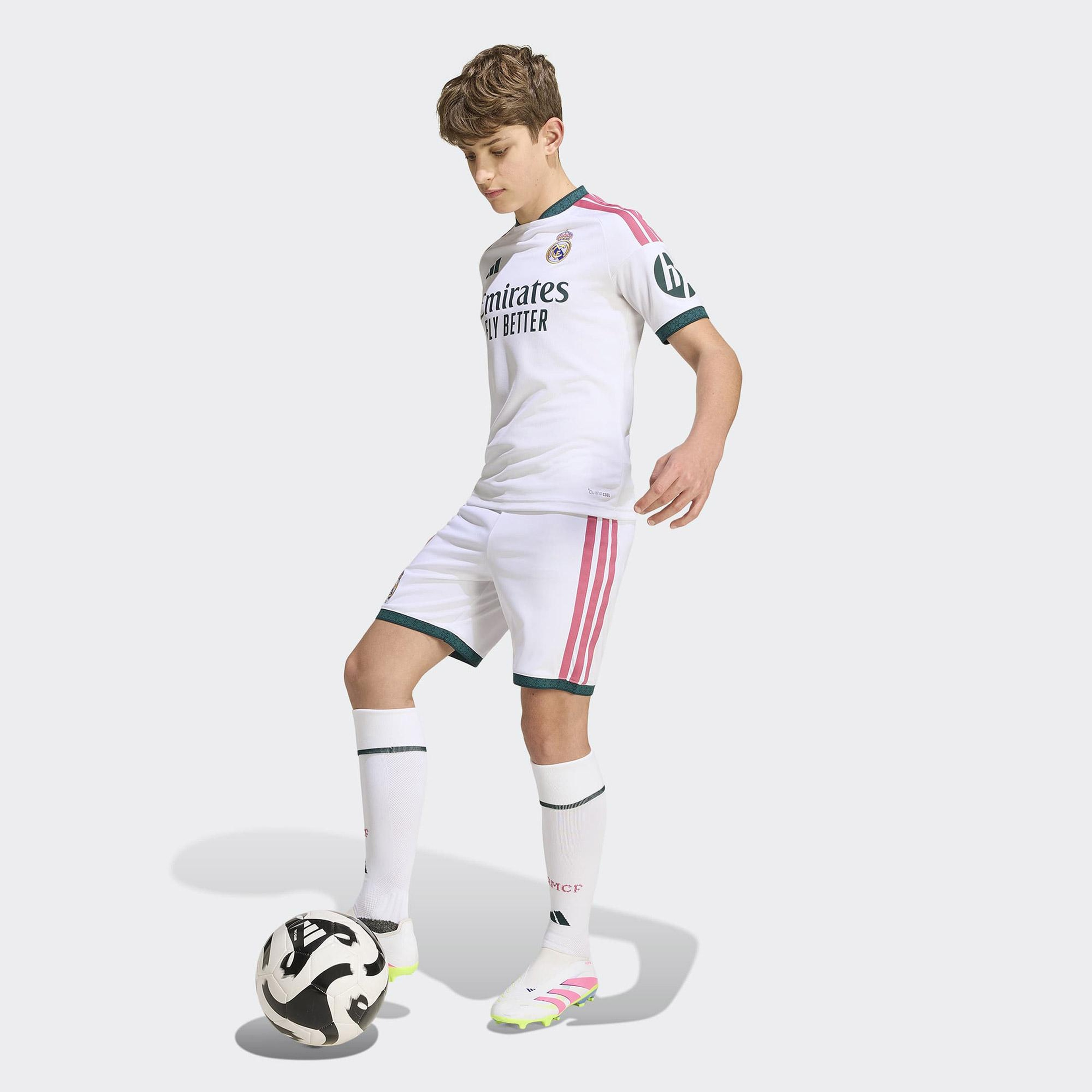 adidas Real Madrid 26/27 Çocuk Beyaz İç Saha Şortu
