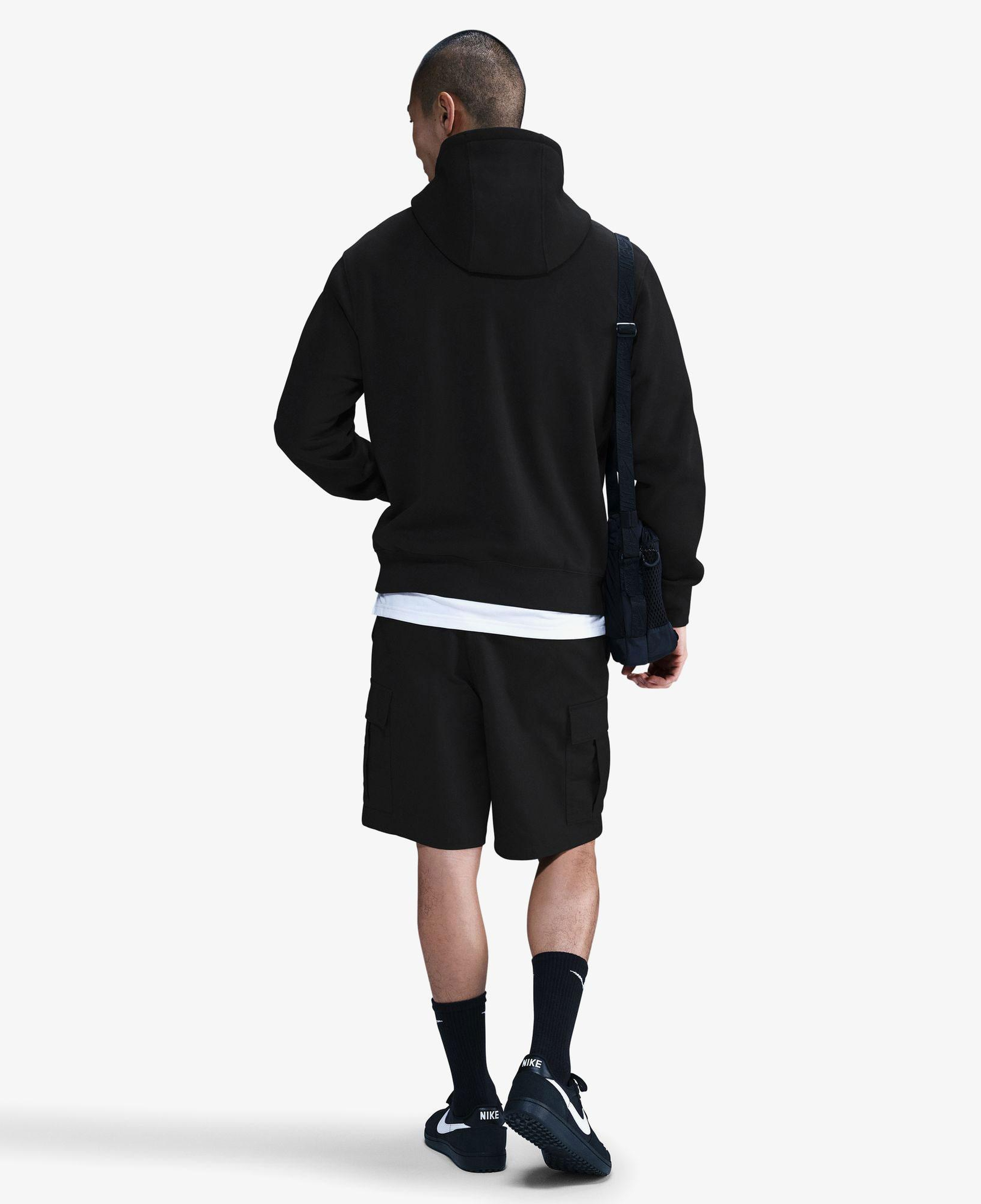 Nike Sportswear Club Pullover Gfx Erkek Siyah Hoodie
