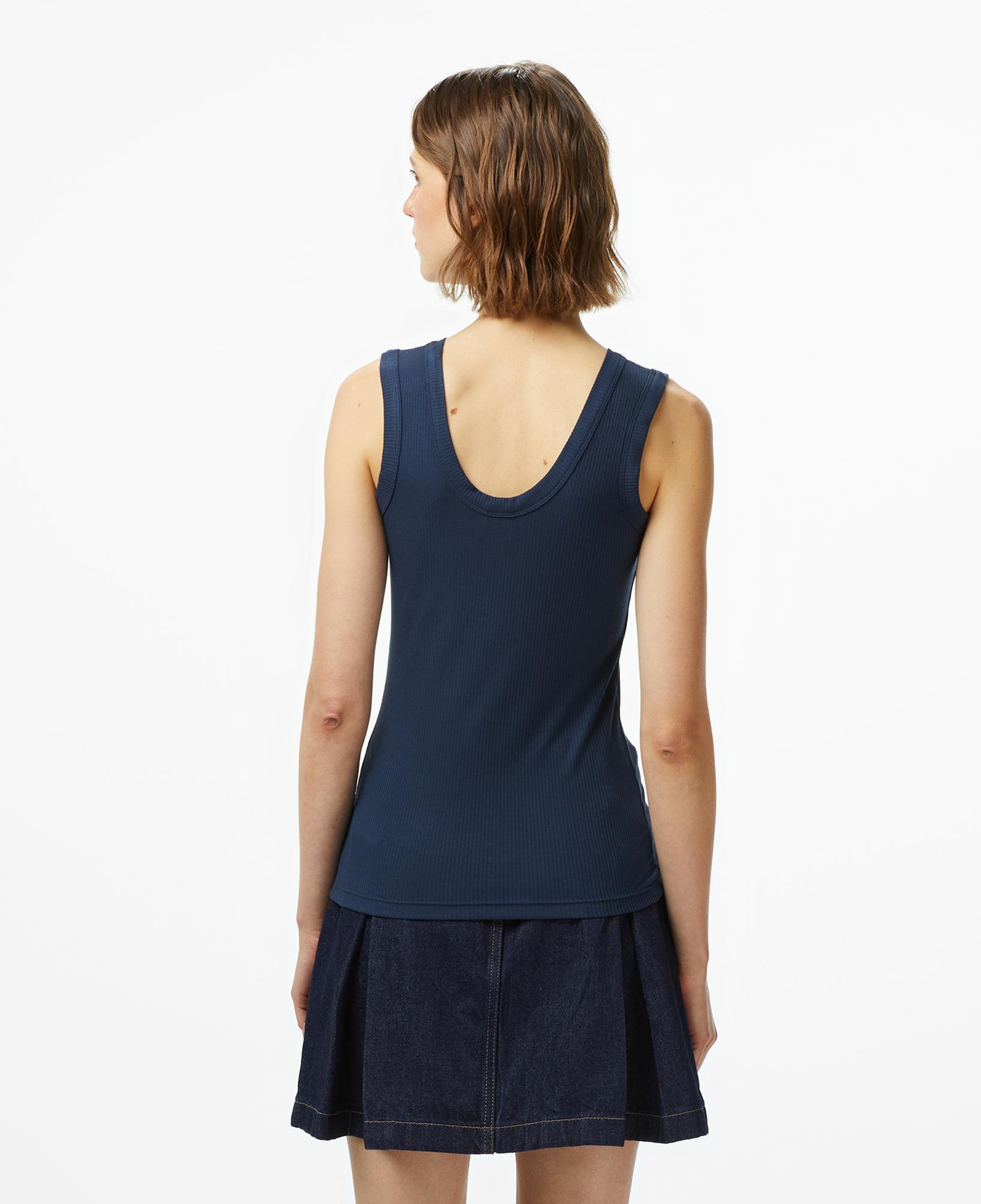 Calvin Klein Modal Tank Essential Kadın Lacivert T-Shirt