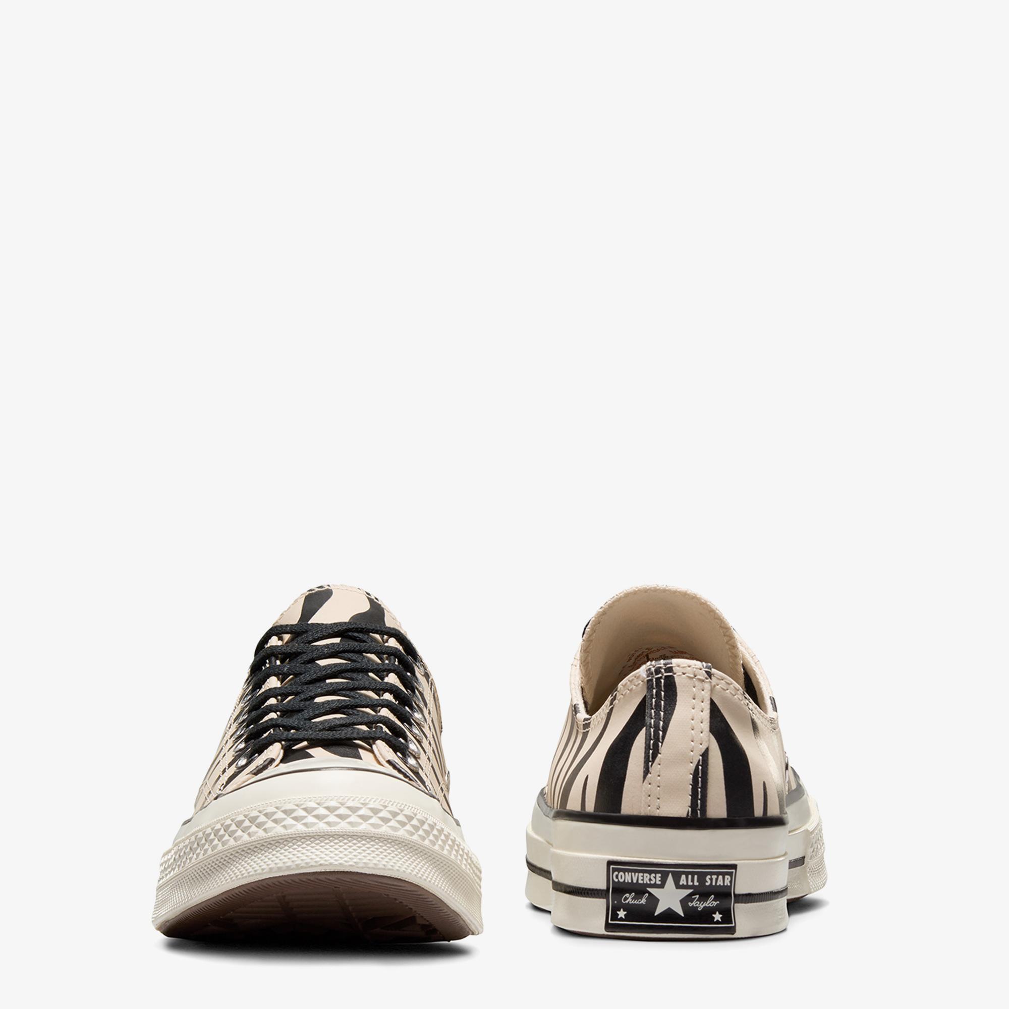 Converse Chuck 70 Zebra Print Unisex Bej Sneaker