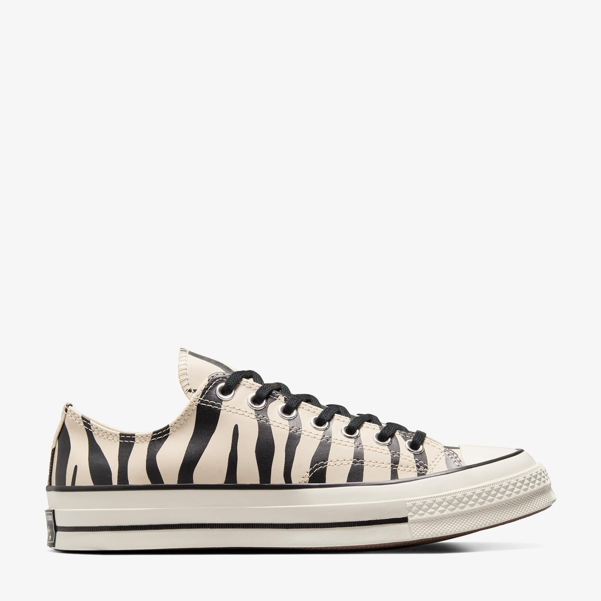 Converse Chuck 70 Zebra Print Unisex Bej Sneaker