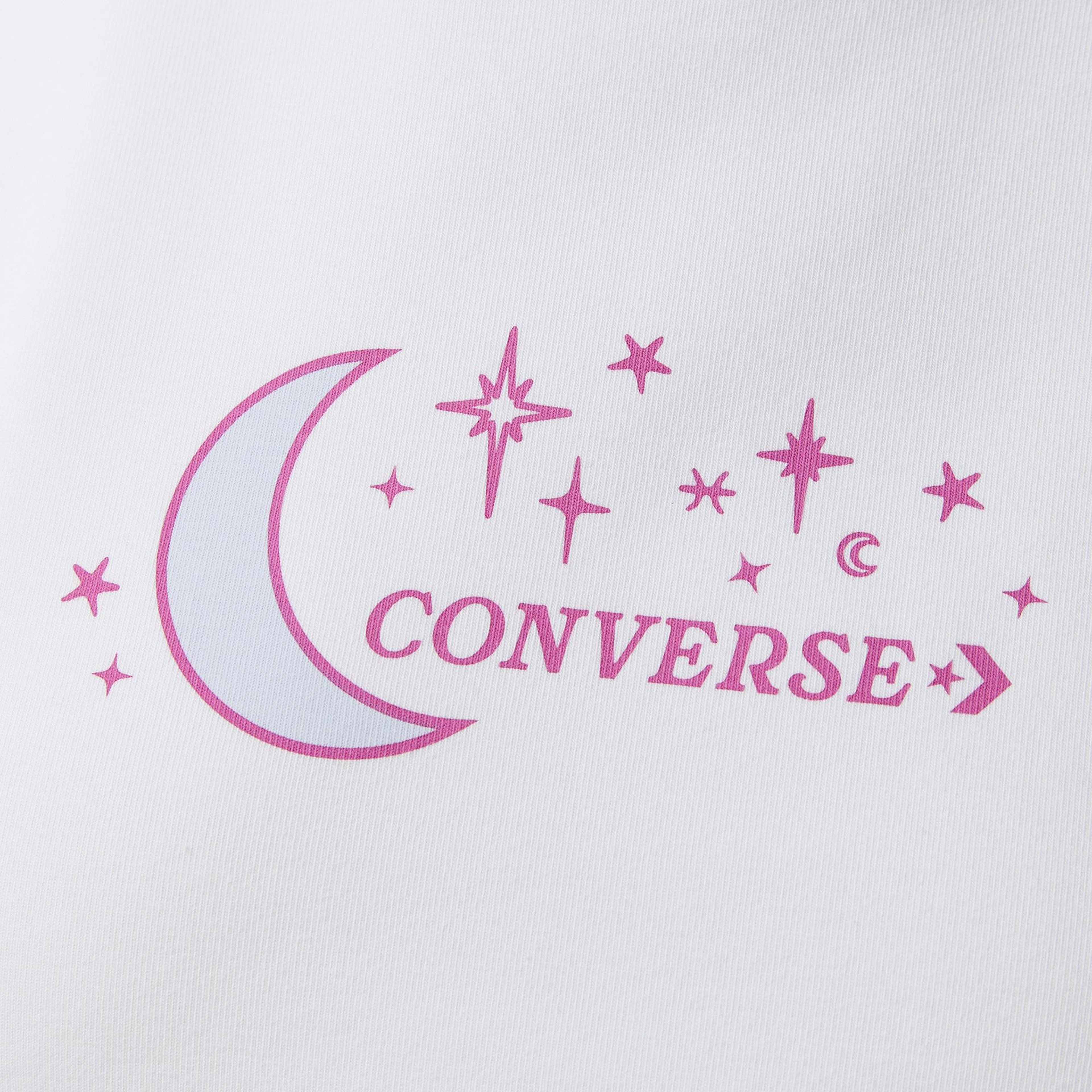 Converse Retro Kadın Beyaz T-Shirt