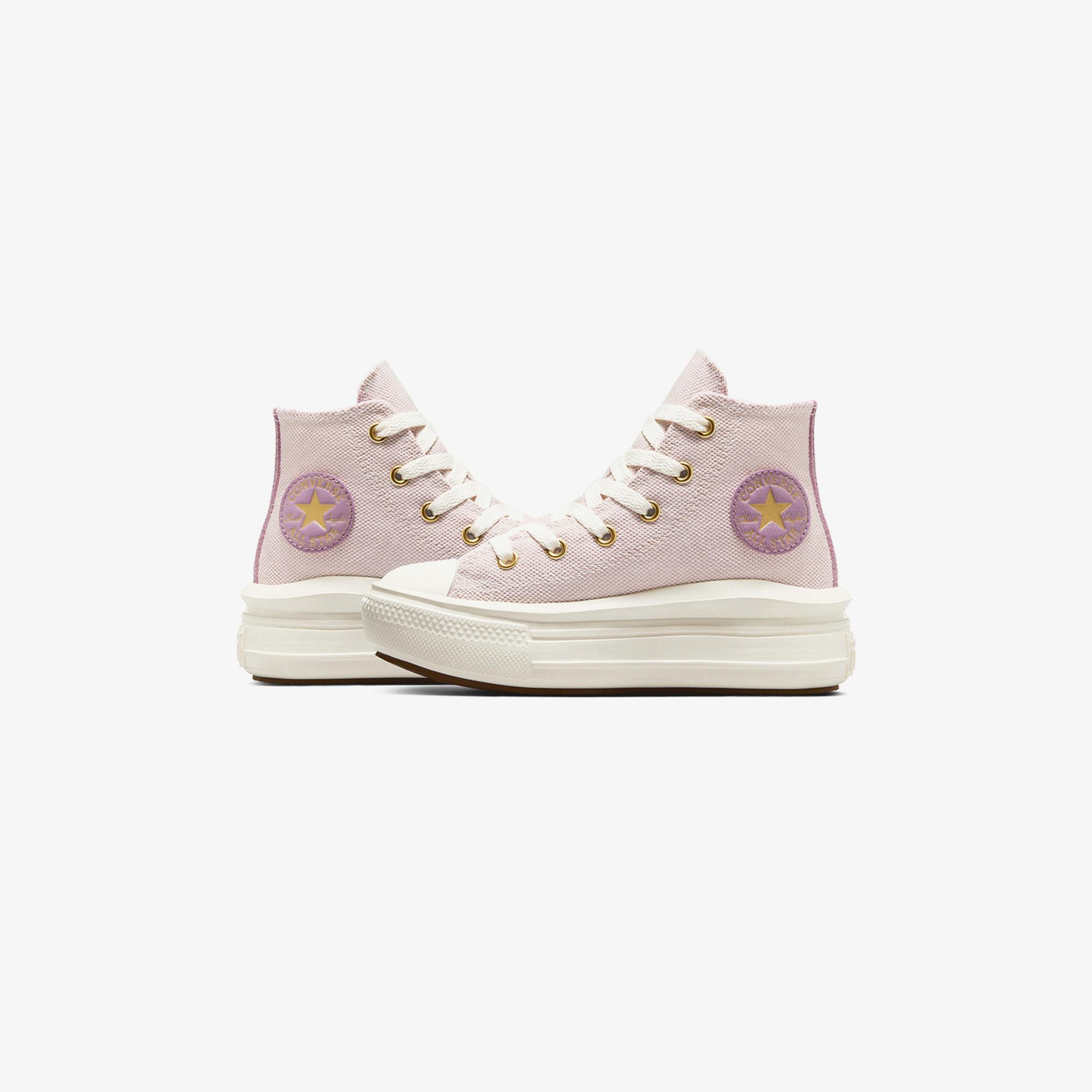 Converse Chuck Taylor All Star Move Platform Çocuk Lila Platform Sneaker