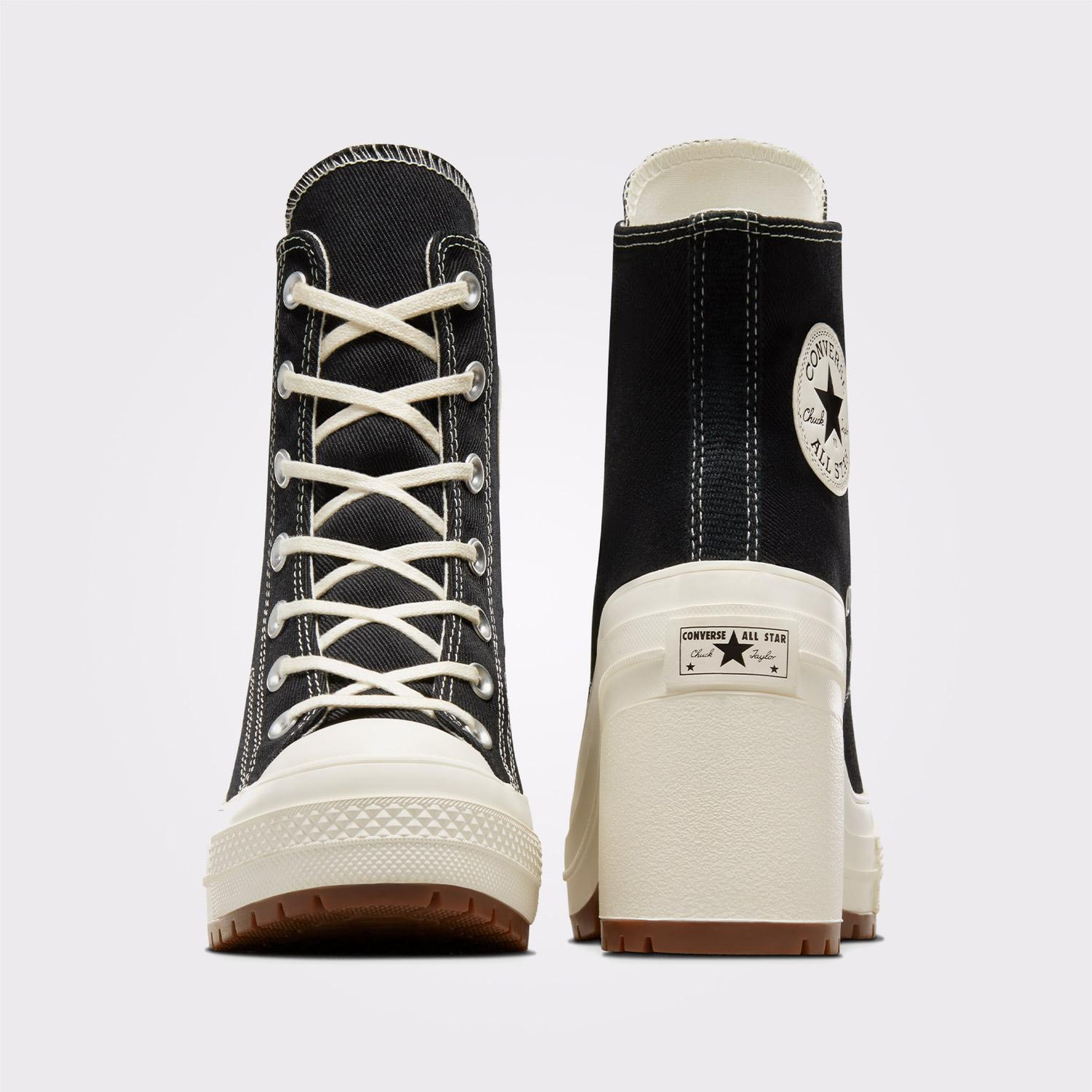 Converse Chuck 70 De Luxe Heel Kadın Siyah Platform Bot