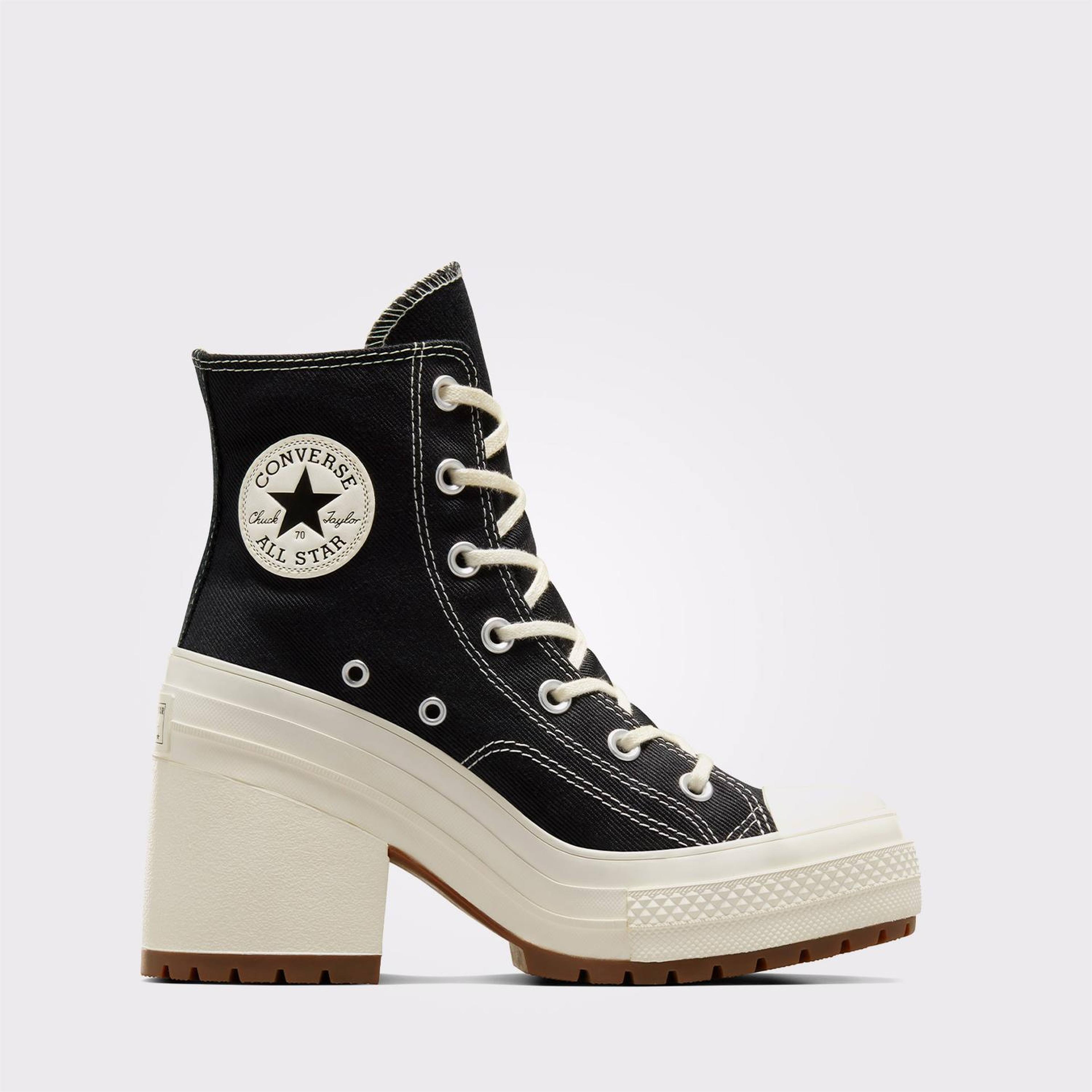 Converse Chuck 70 De Luxe Heel Kadın Siyah Platform Bot