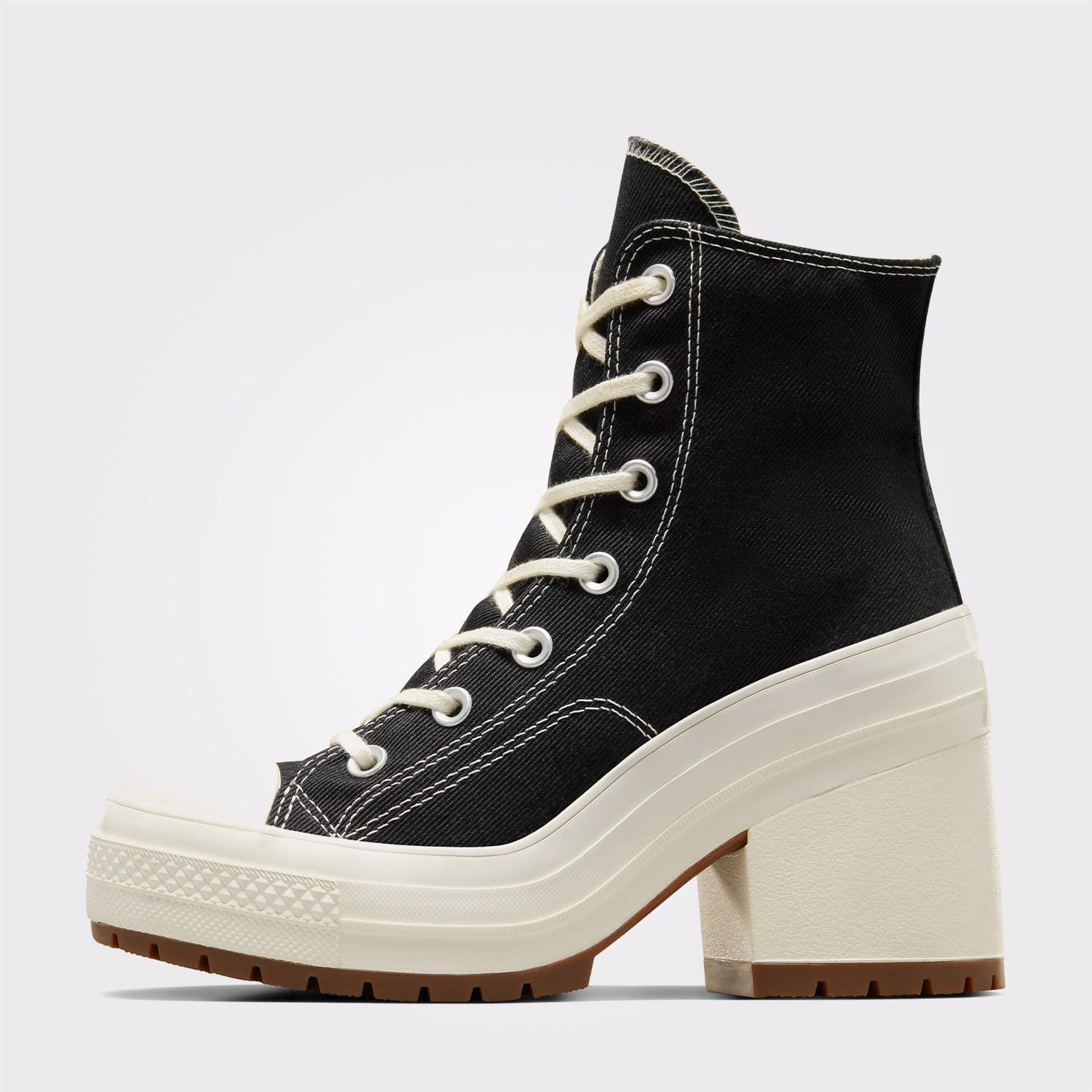 Converse Chuck 70 De Luxe Heel Kadın Siyah Platform Bot