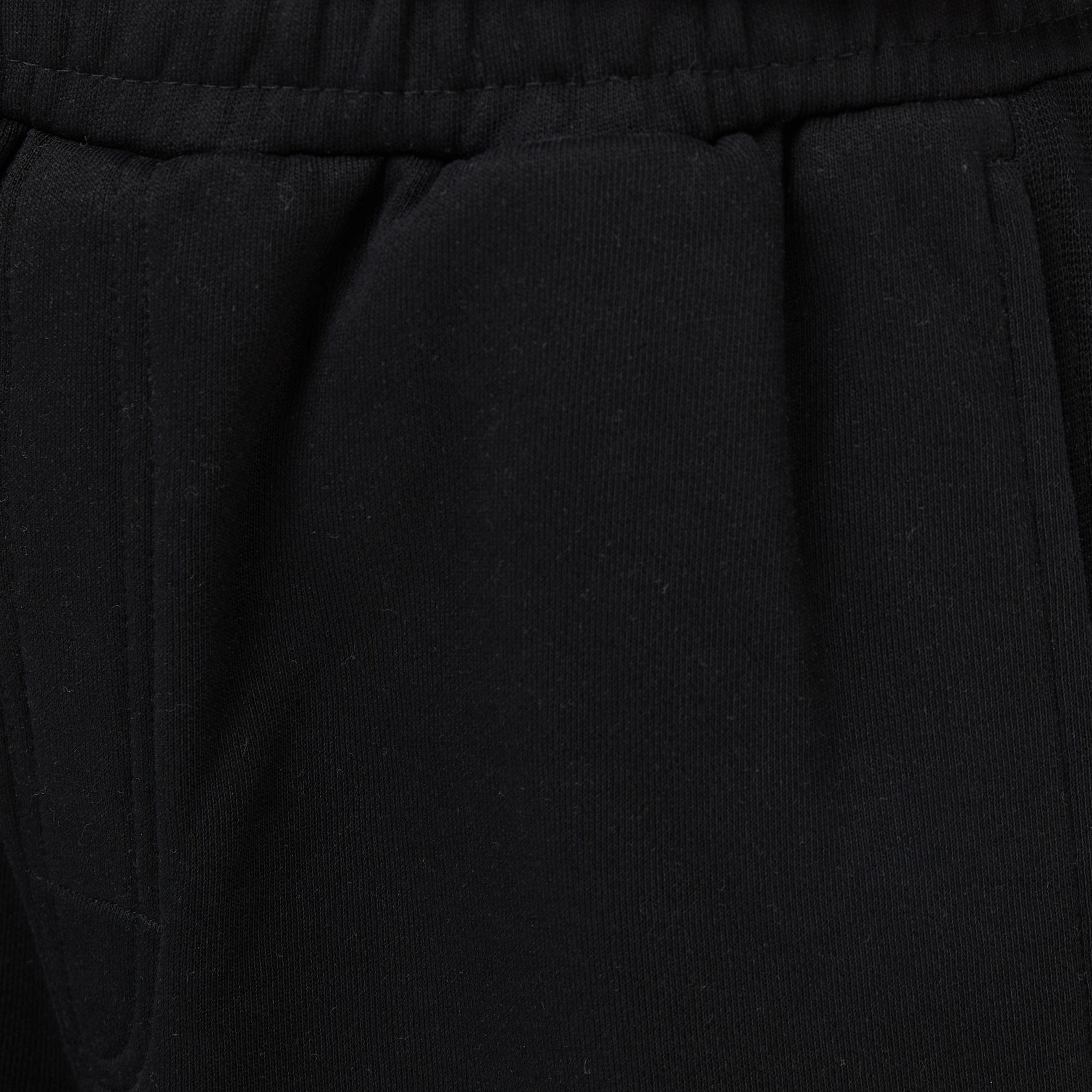 Calvin Klein French Terry Badge Logo Kadın Siyah Eşofman Altı