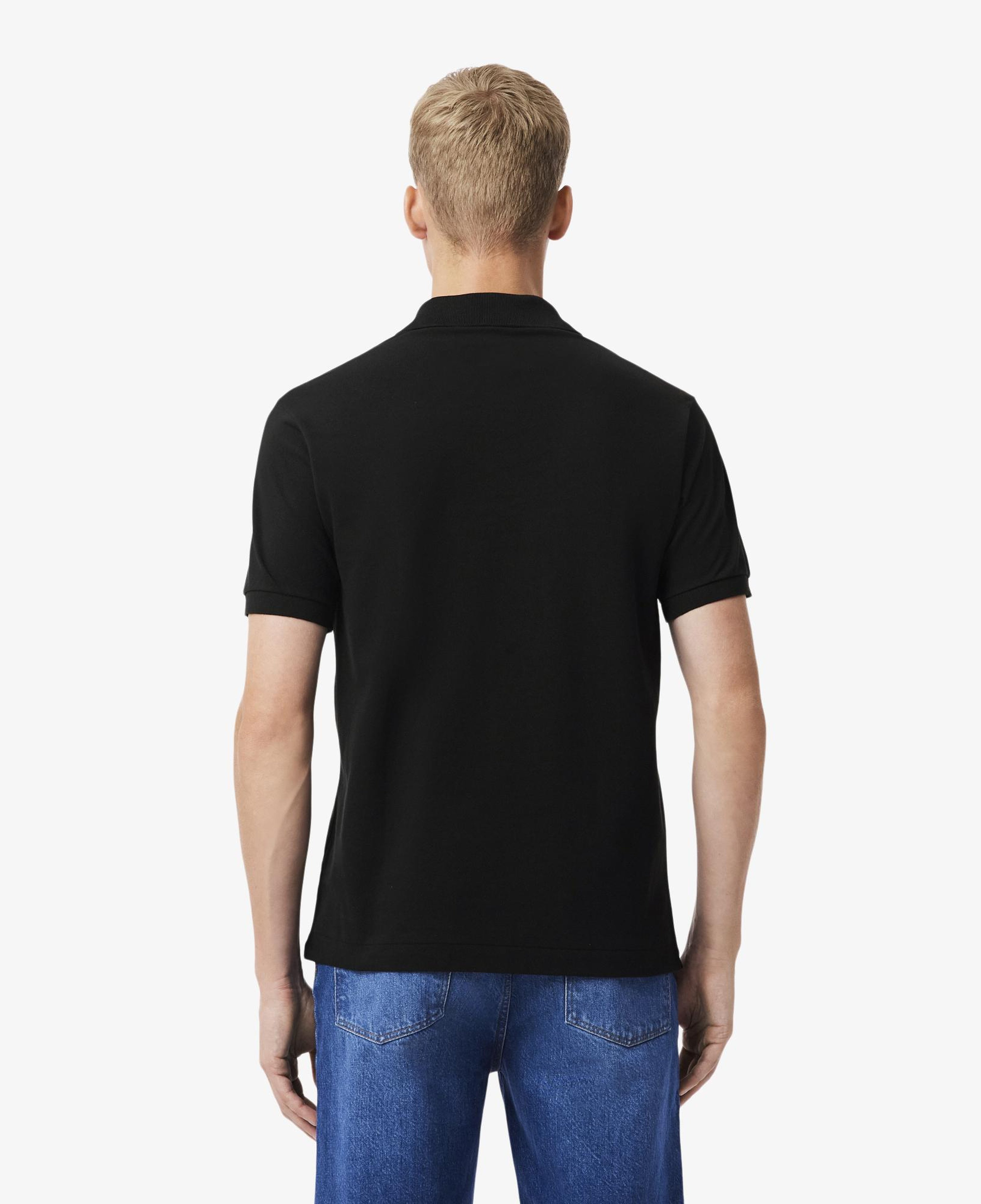 L.12.12 Erkek Classic Fit Siyah Polo