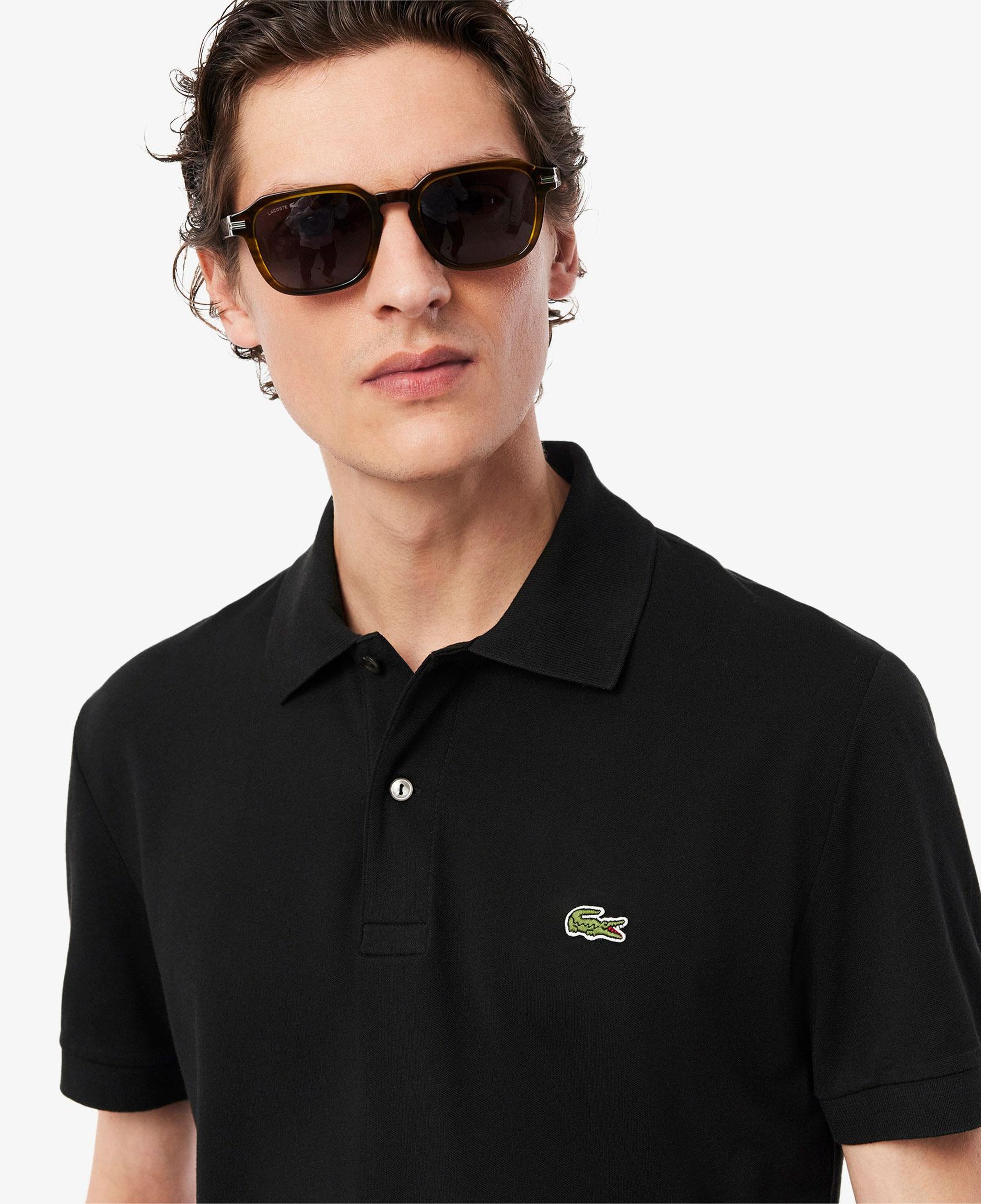 L.12.12 Light Erkek Classic Fit Siyah Polo