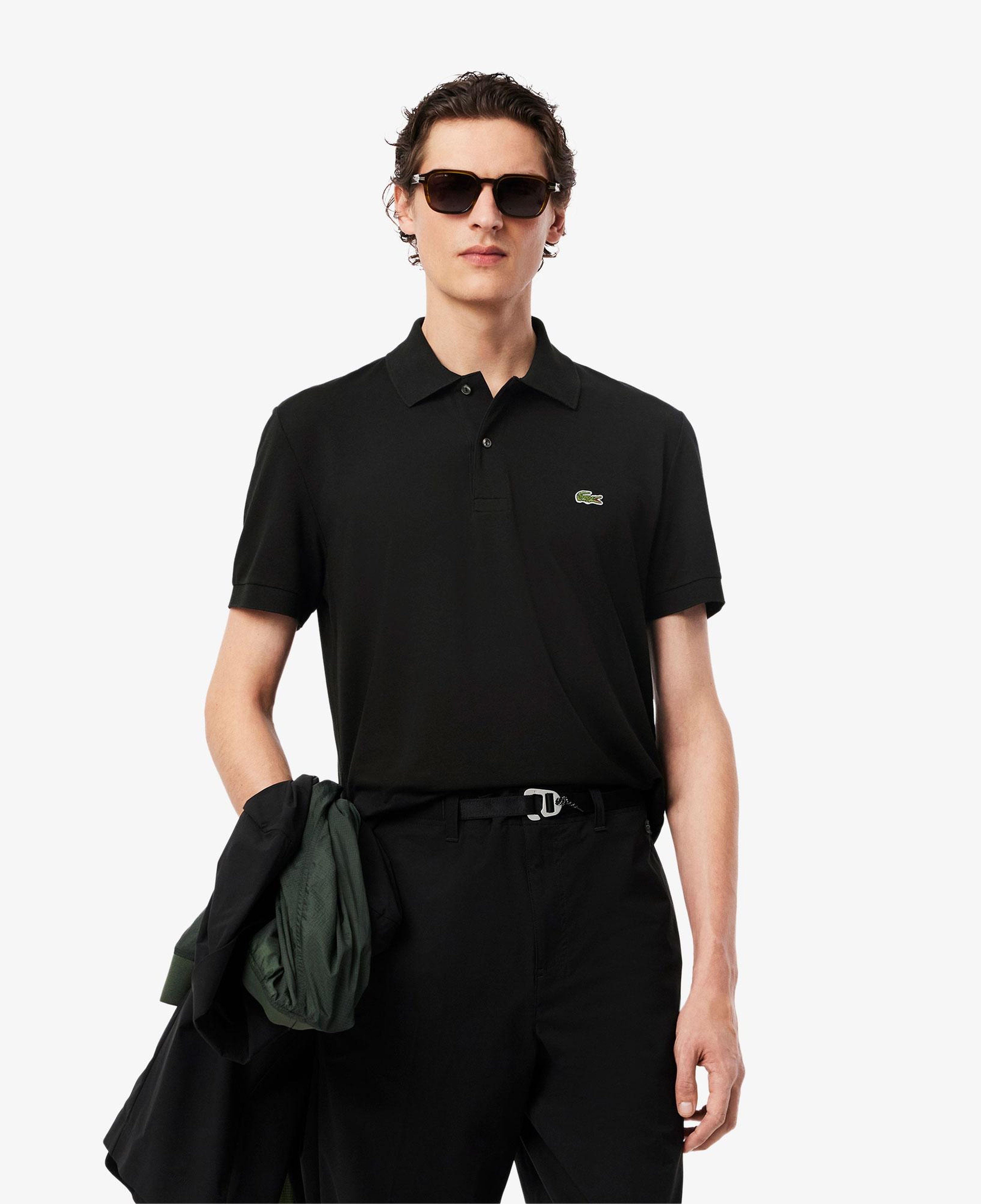 L.12.12 Light Erkek Classic Fit Siyah Polo