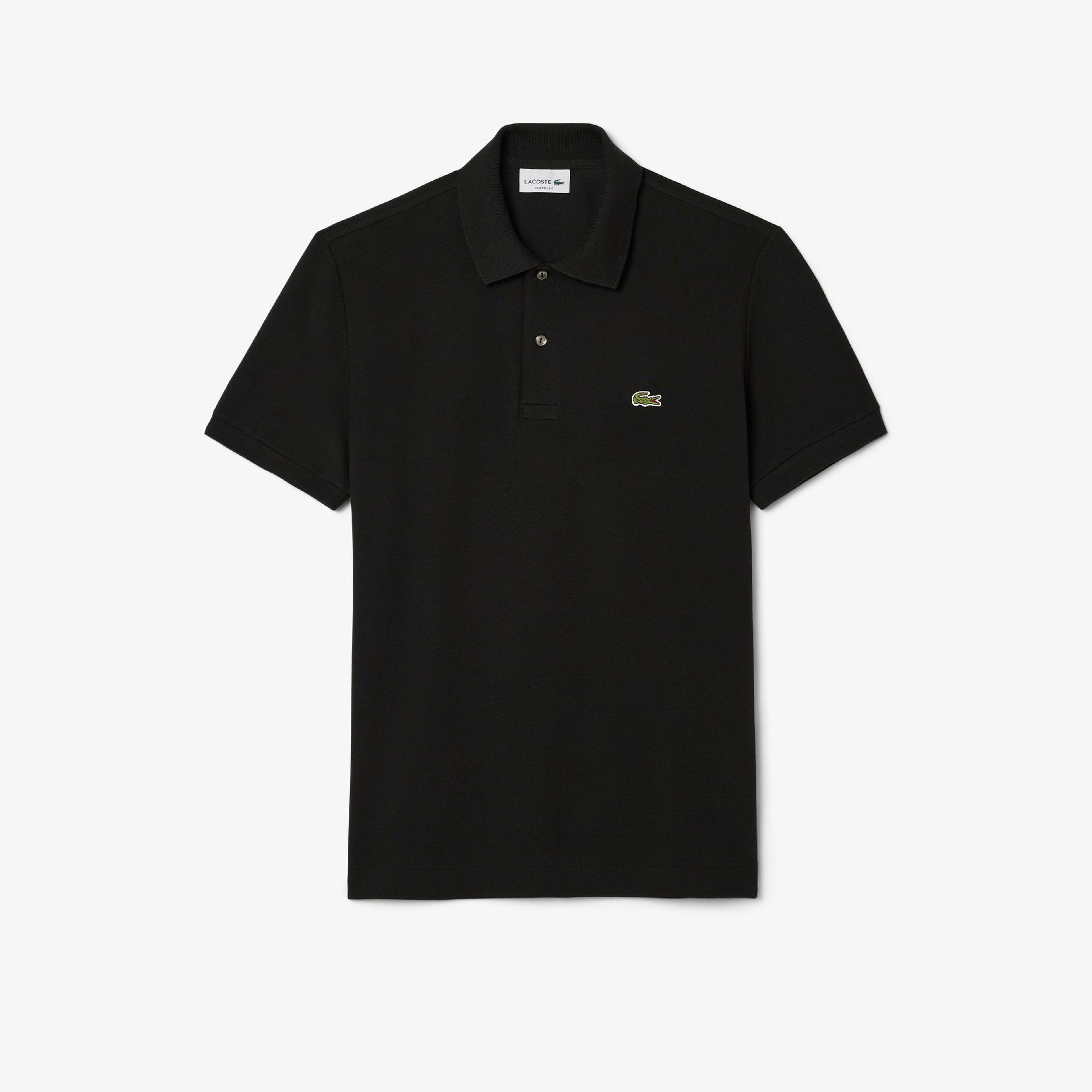 L.12.12 Light Erkek Classic Fit Siyah Polo