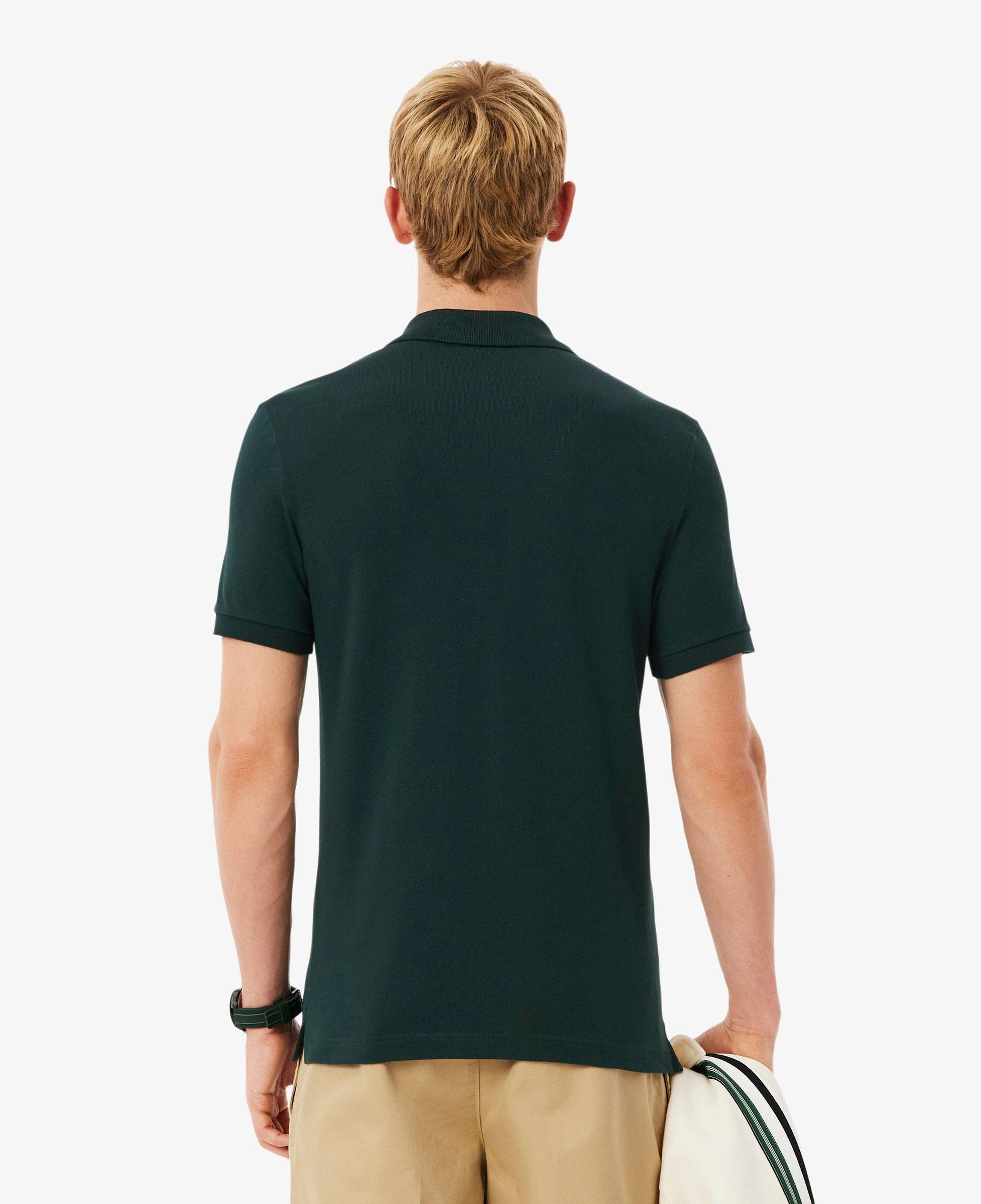 L.12.12 Erkek Slim Fit Koyu Yeşil Polo