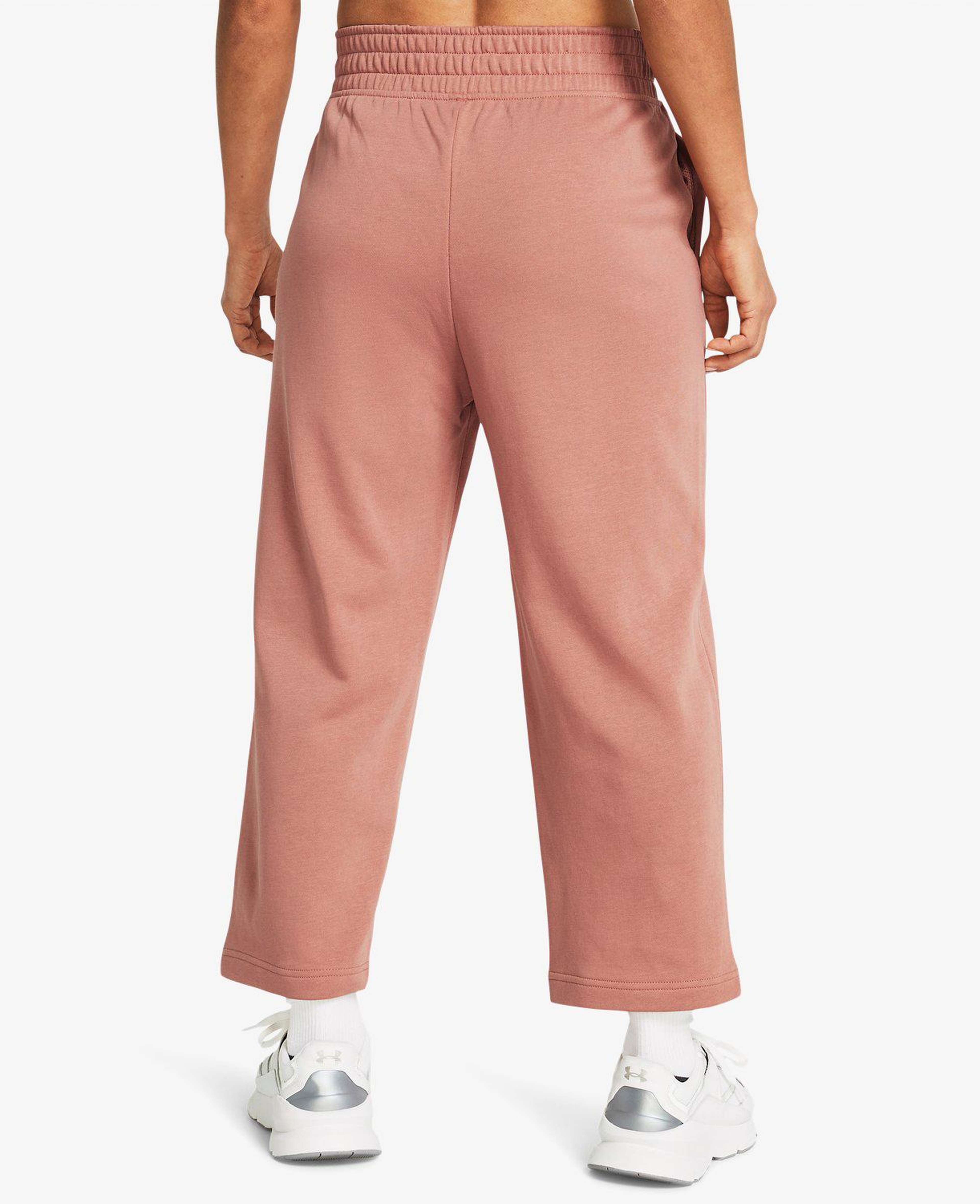 Under Armour Rival Terry Crop Kadın Pembe Günlük Eşofman Altı