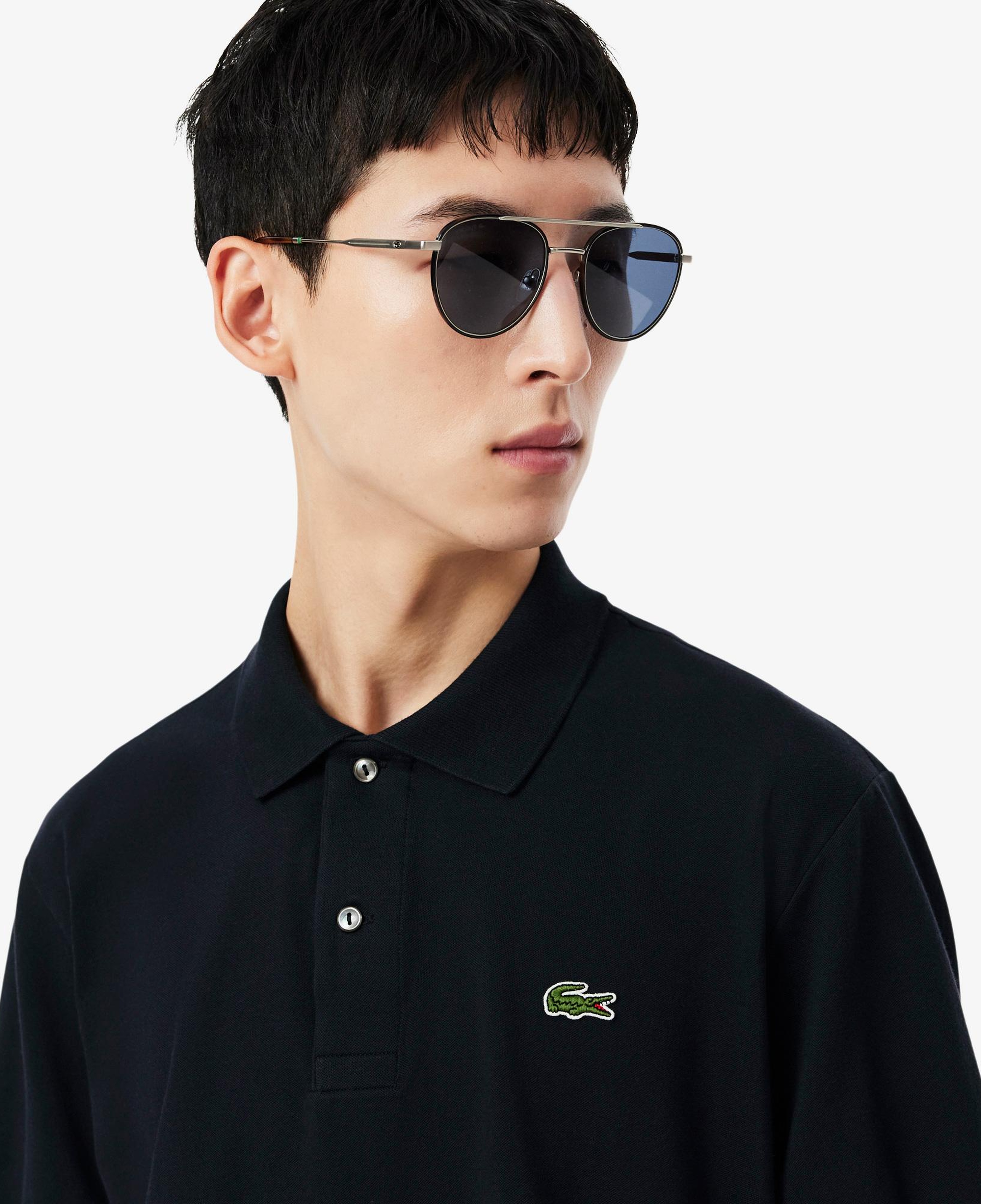 L.12.12 Light Erkek Classic Fit Koyu Gri Polo