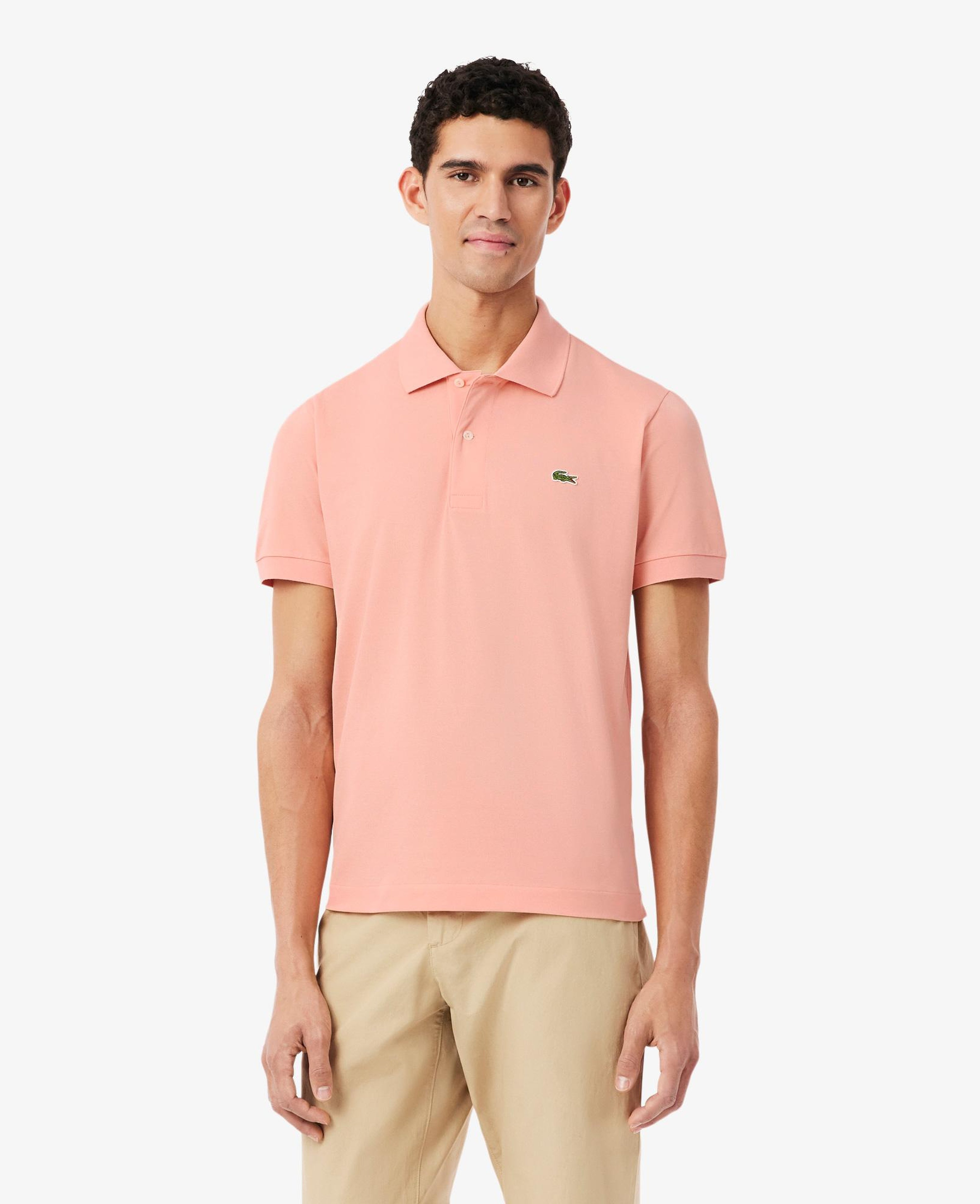 L.12.12 Light Erkek Classic Fit Pembe Polo