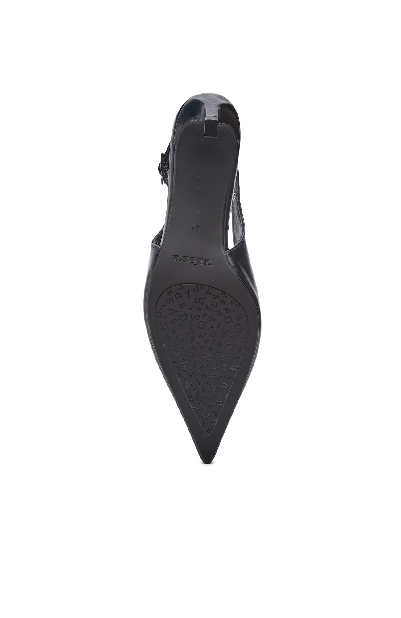 Divarese Kadın Lacivert Deri Stiletto