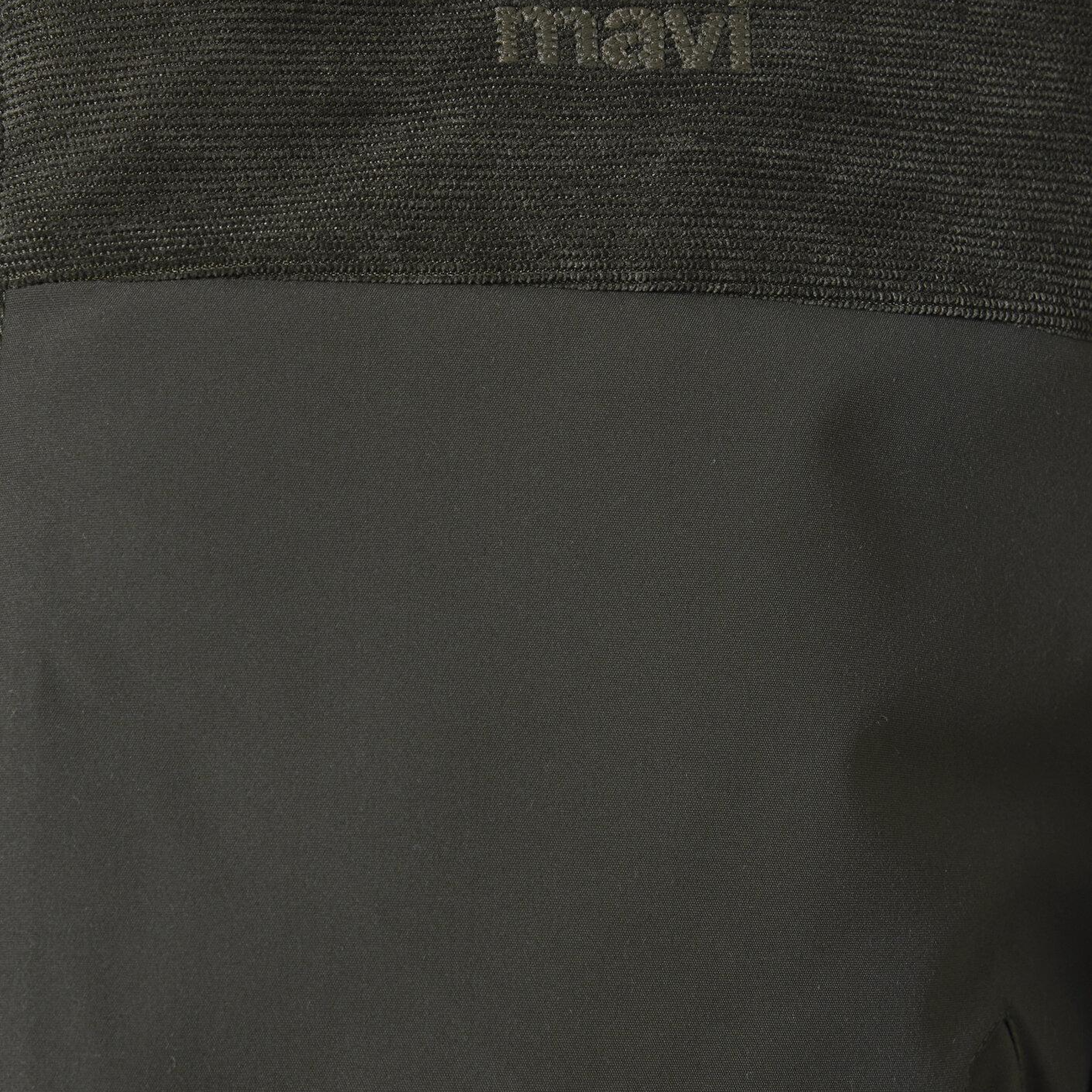 Mavi Mavi Logo Baskılı Kapüşonlu Haki Mont 0110772-71553