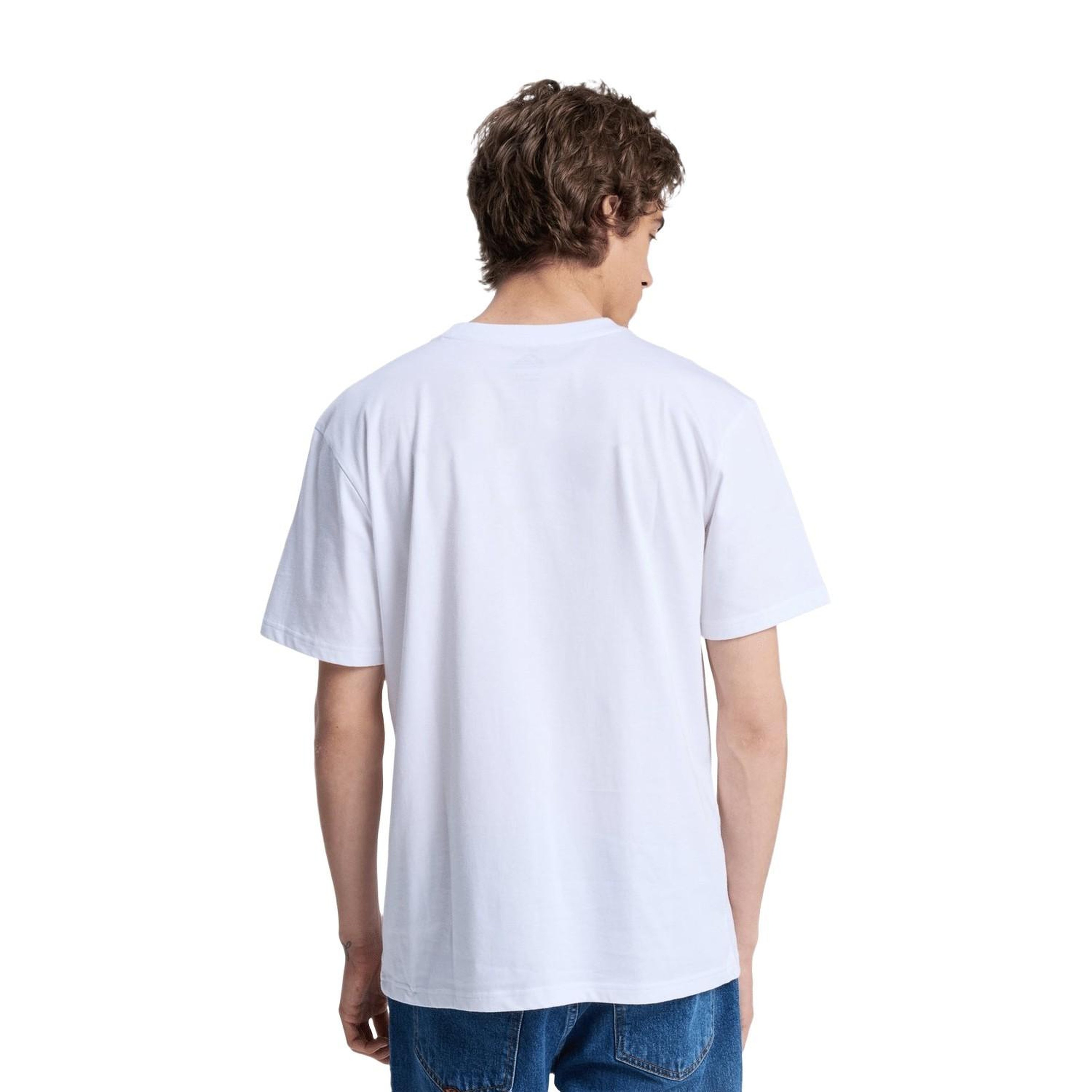 Quiksilver Da Erkek Beyaz Tişört