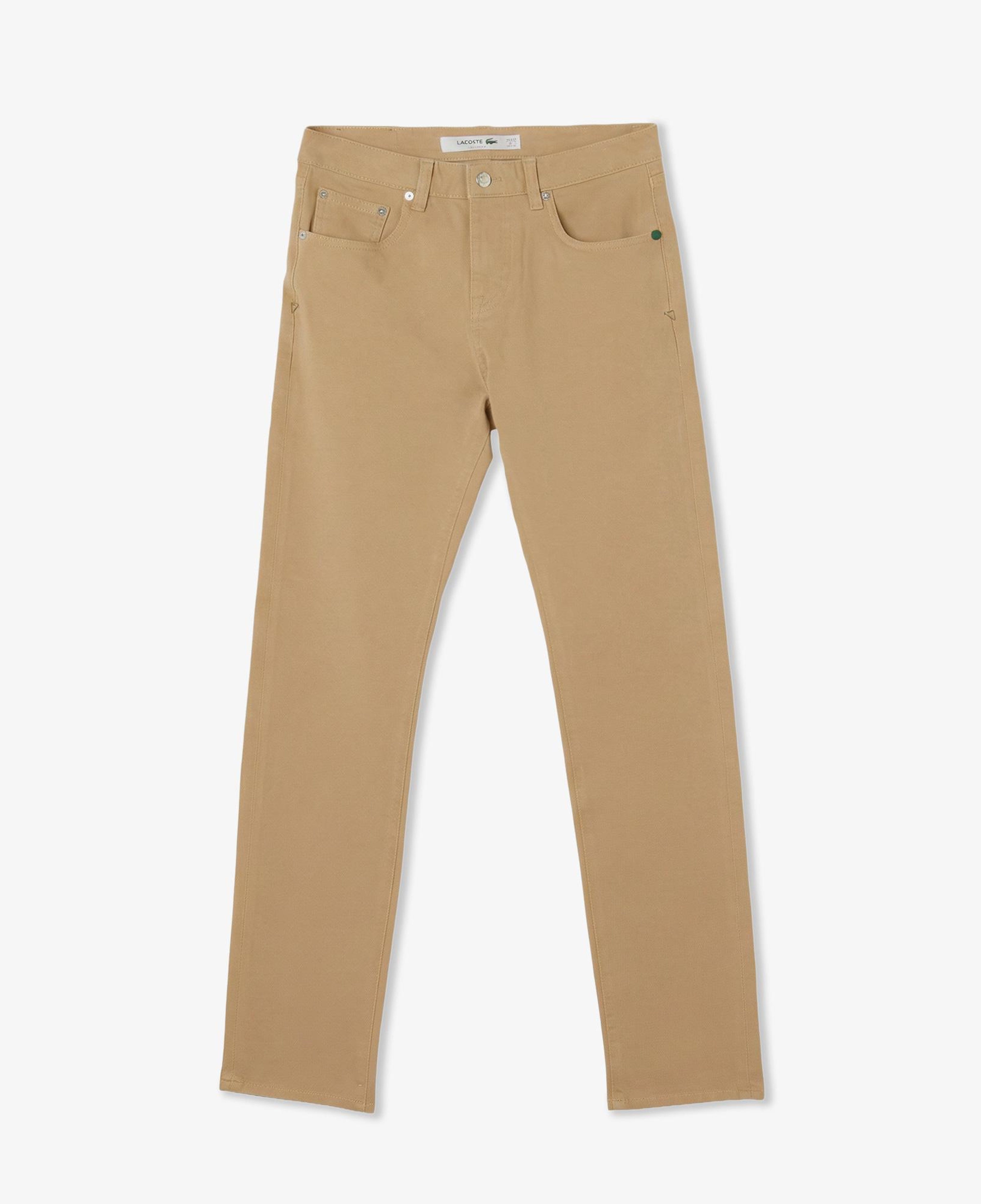 Erkek Slim Fit Bej Jean Pantolon