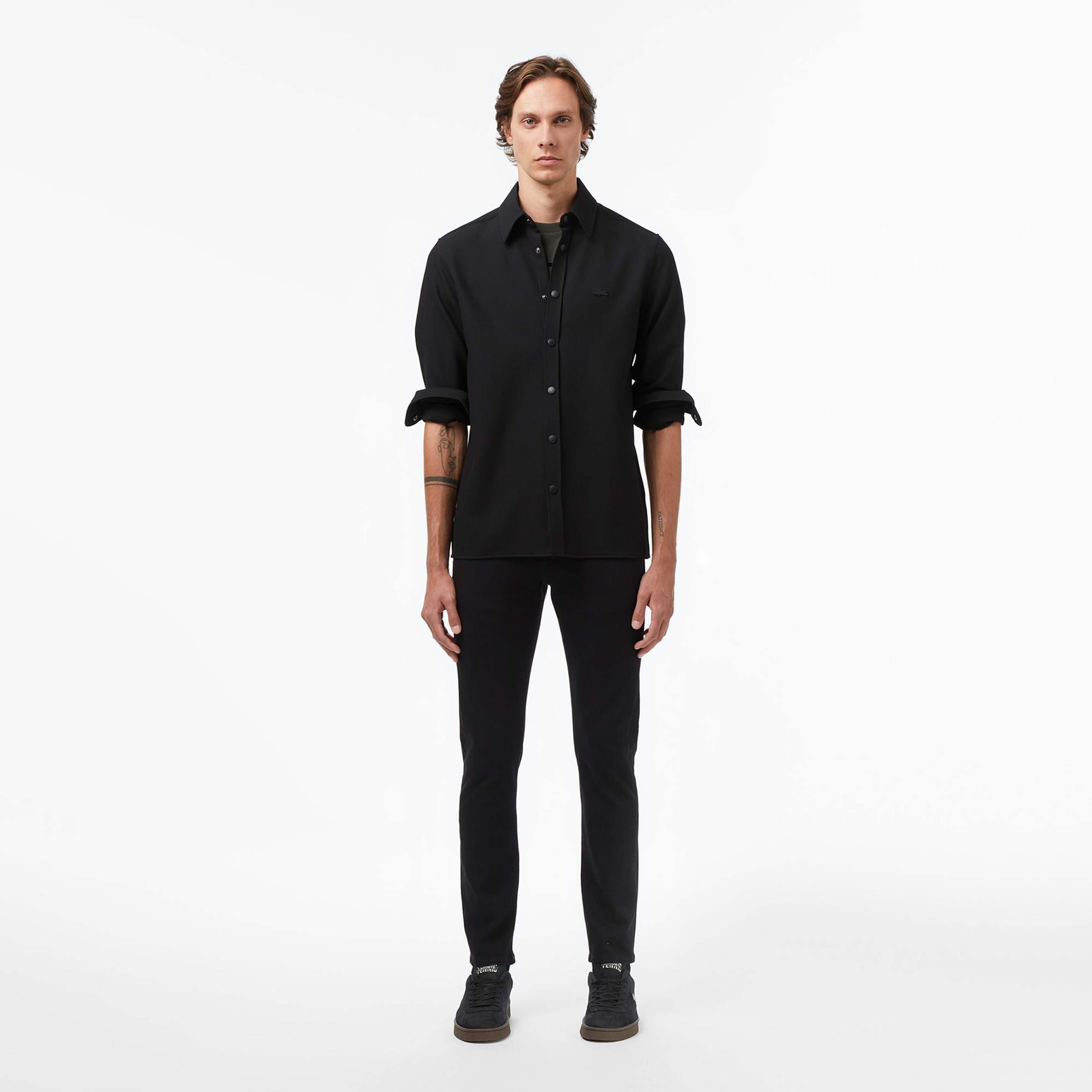 Lacoste Erkek Regular Fit Siyah Gömlek