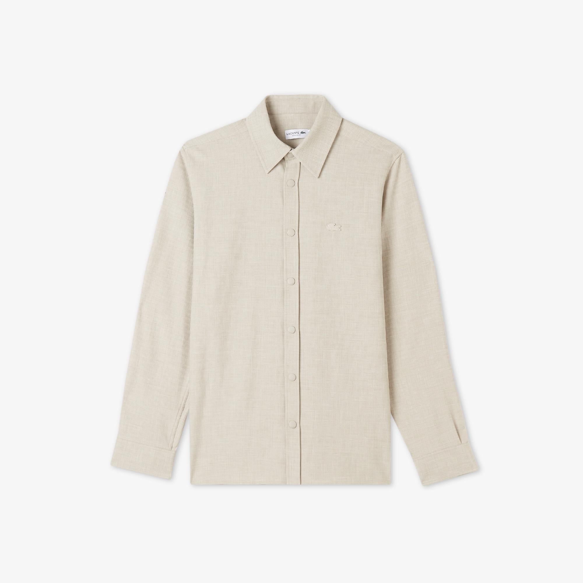 Lacoste Erkek Regular Fit Bej Gömlek