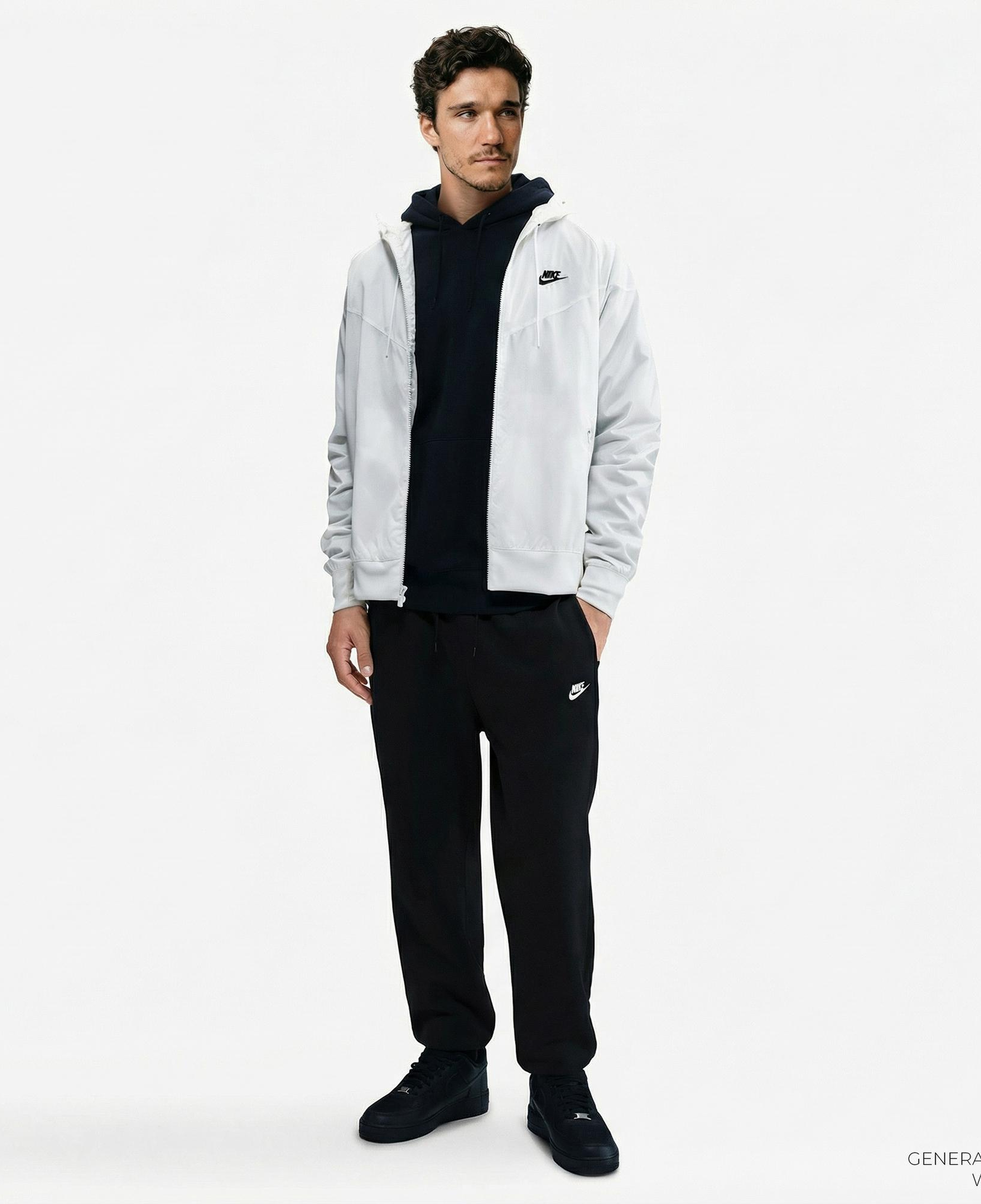 Nike Club Erkek Siyah Eşofman Altı