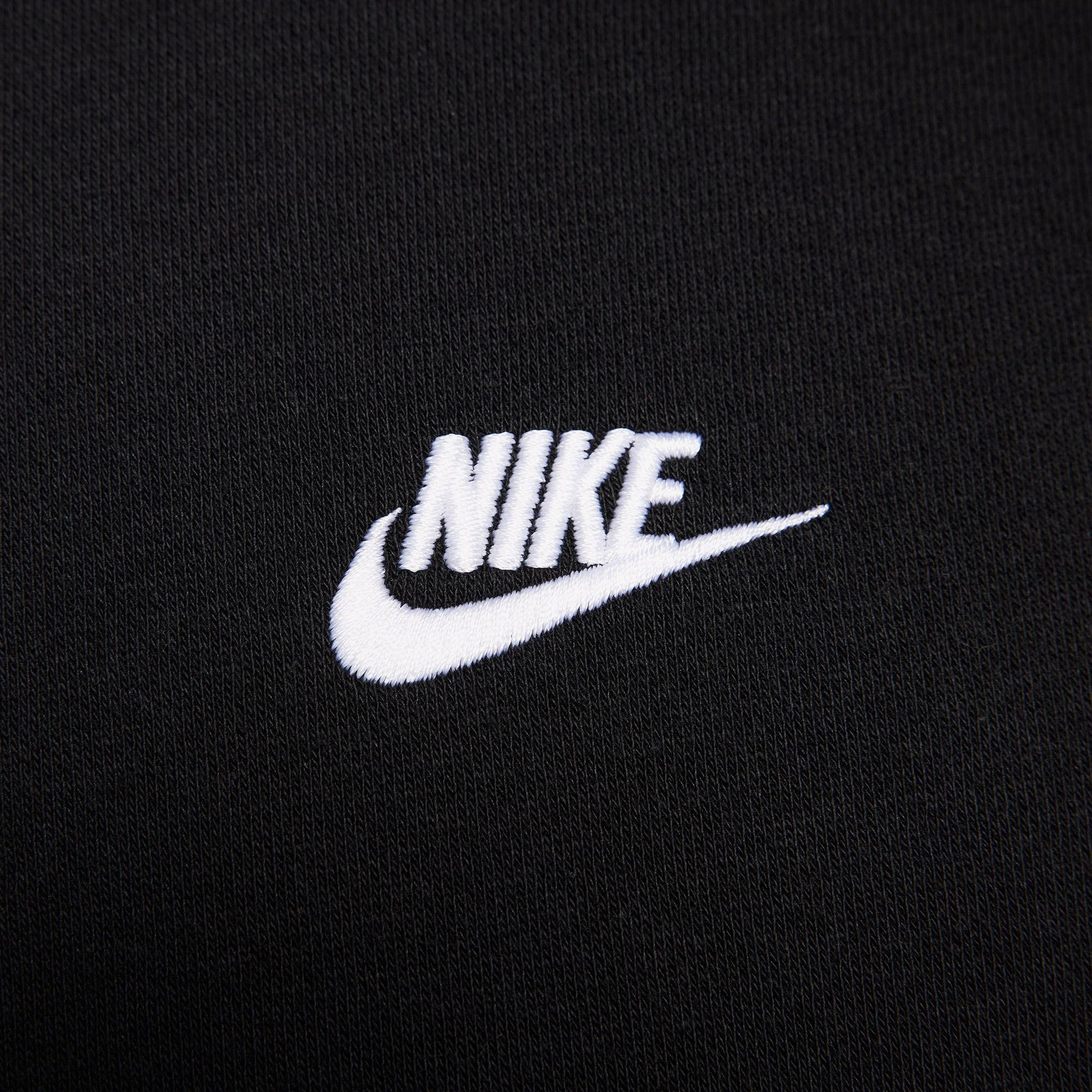 Nike Club Crew Erkek Siyah Sweatshirt