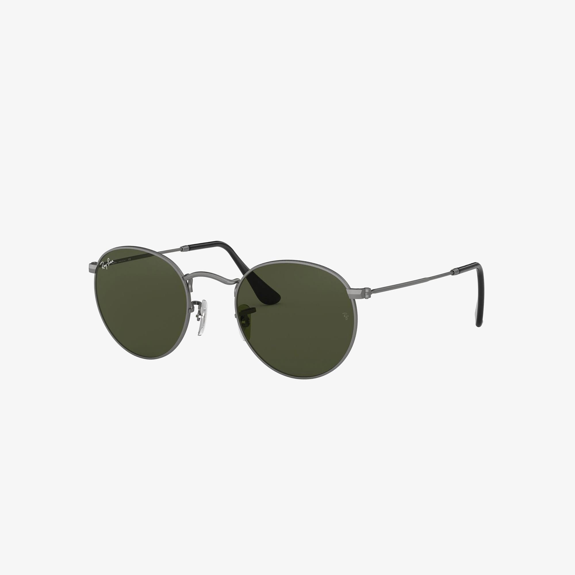 RAY-BAN 0RB3447 Round Metal Erkek Mat Gunmetal Güneş Gözlüğü