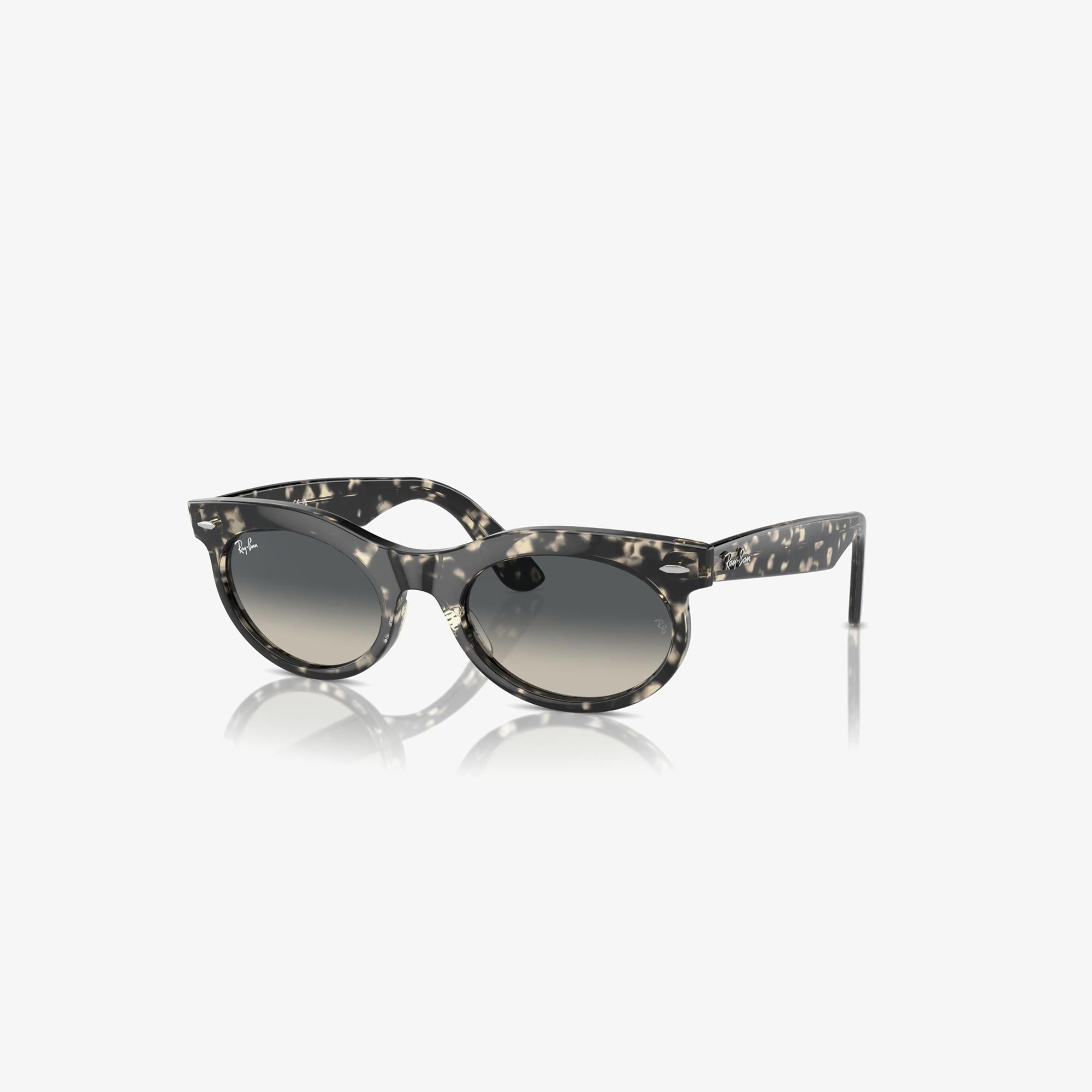 RAY-BAN Wayfarer Oval Unisex Gri Güneş Gözlüğü