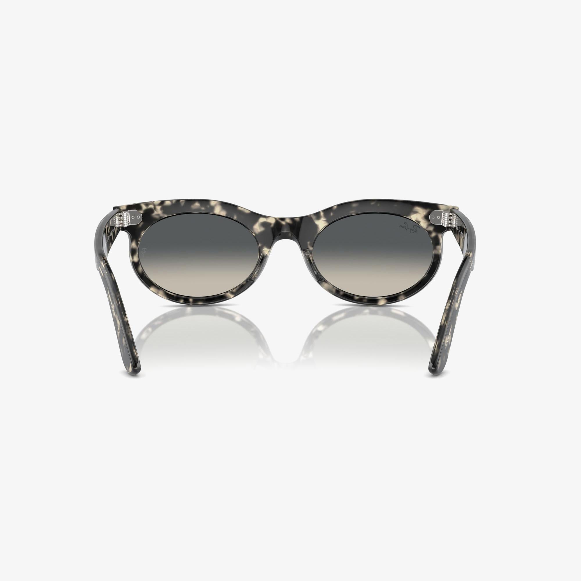 RAY-BAN Wayfarer Oval Unisex Gri Güneş Gözlüğü