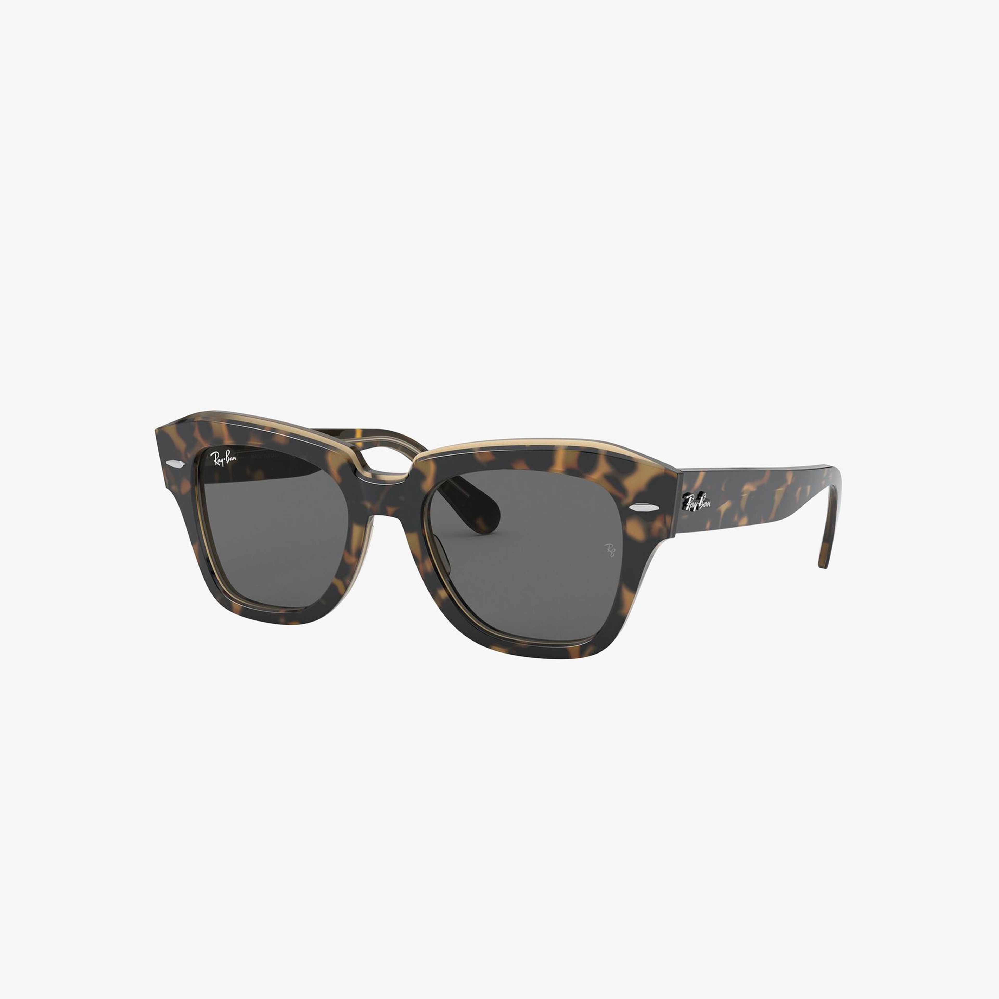 RAY-BAN 0RB2186 State Street Unisex Kahverengi Güneş Gözlüğü
