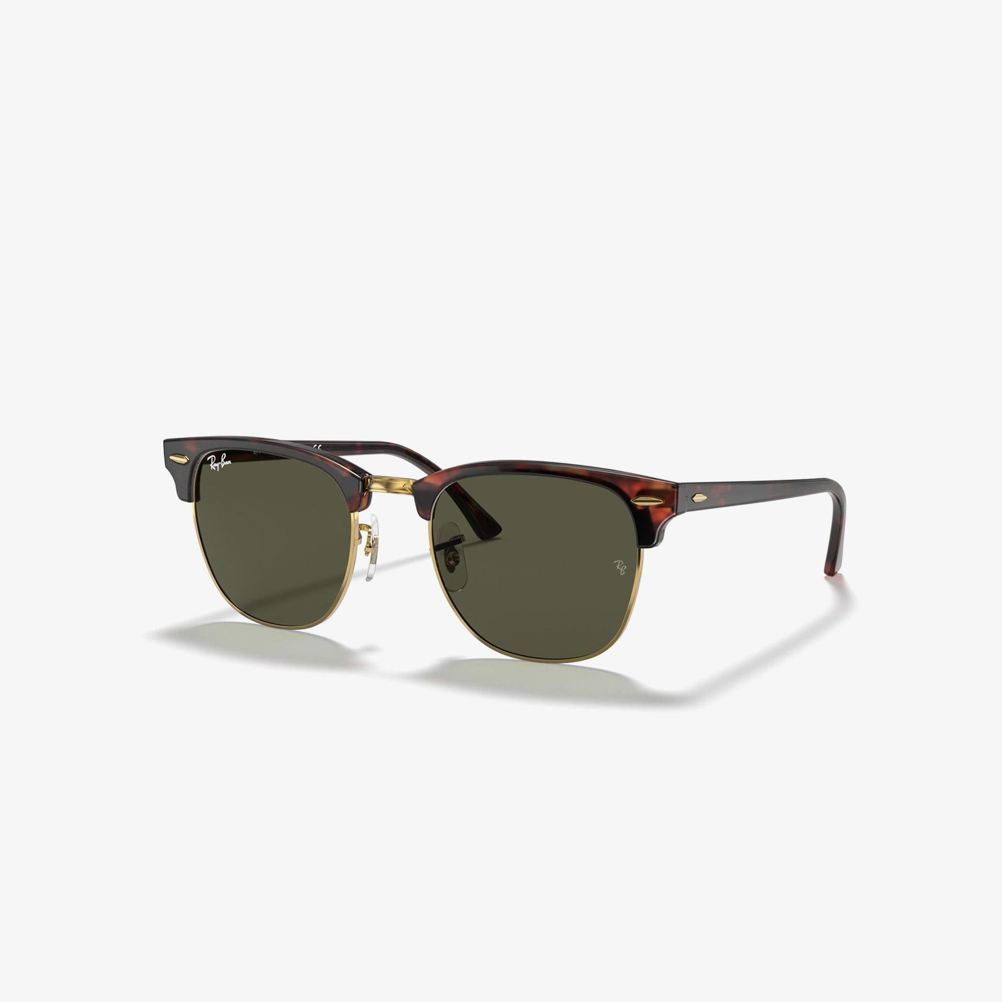 RAY-BAN 0RB3016 Clubmaster Erkek Mock Tortoise Arista Güneş Gözlüğü