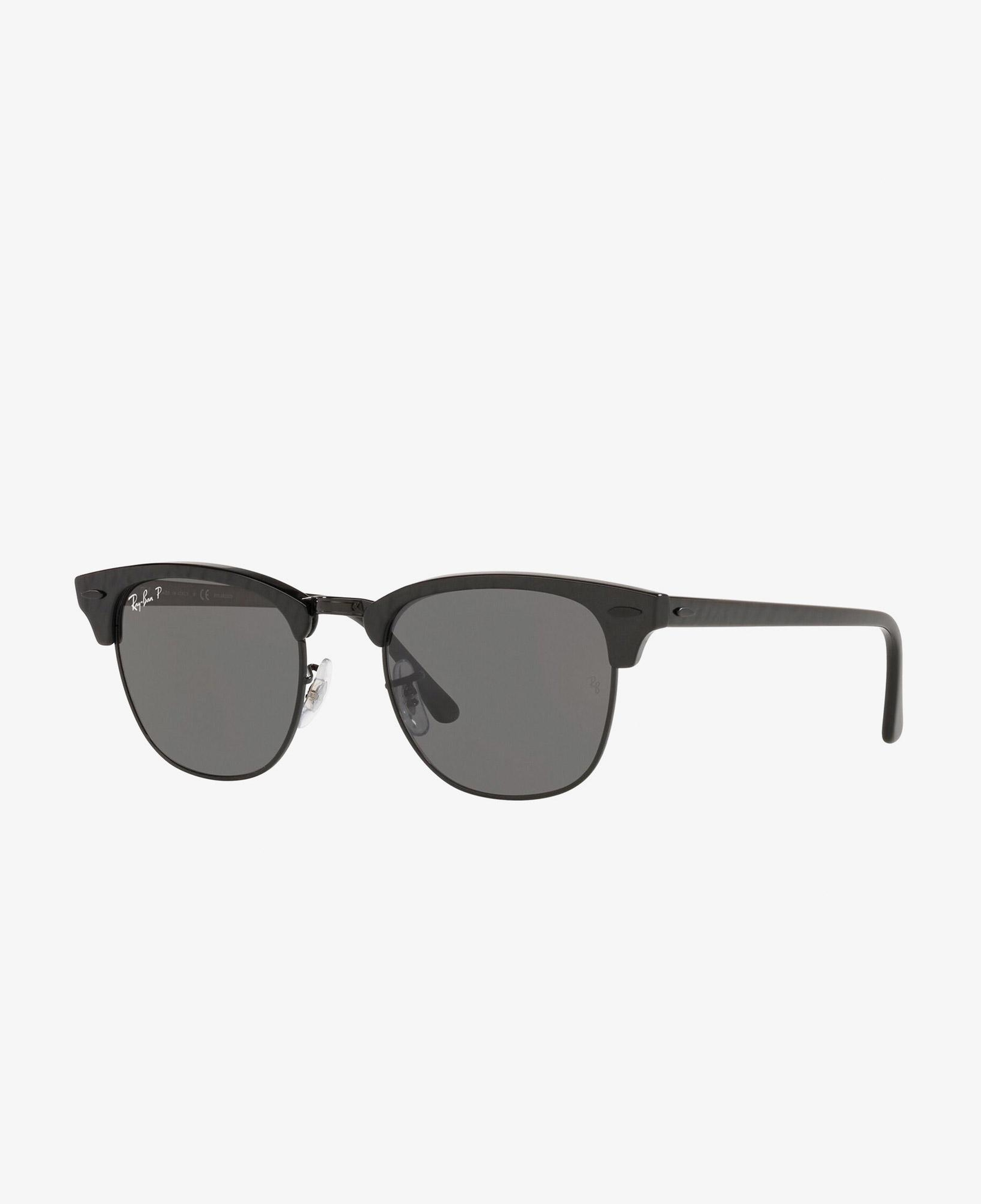 RAY-BAN 0RB3016 Clubmaster Unisex Top Wrinkled On Siyah Güneş Gözlüğü