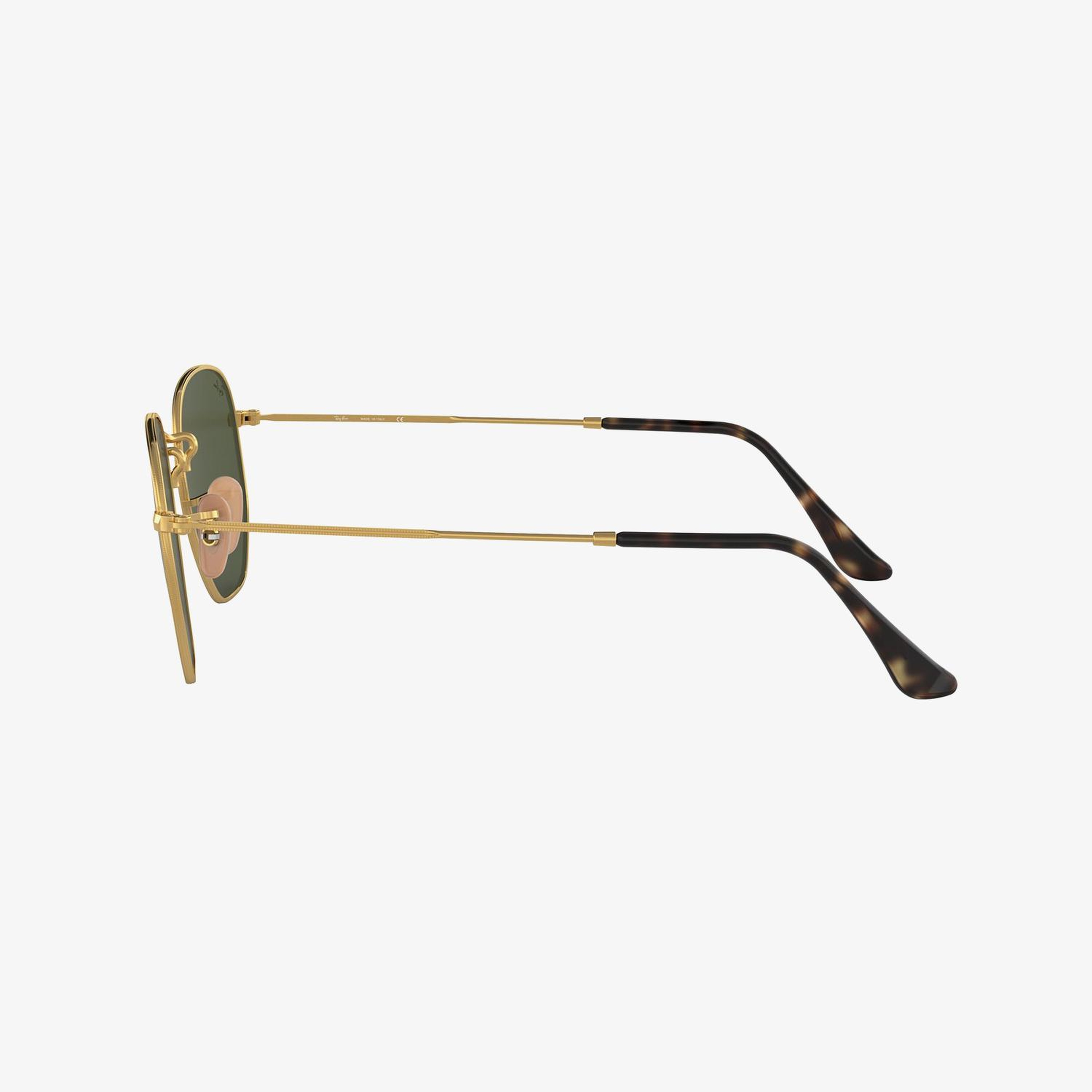 RAY-BAN 0RB3548N Hexagonal Unisex Gold Güneş Gözlüğü