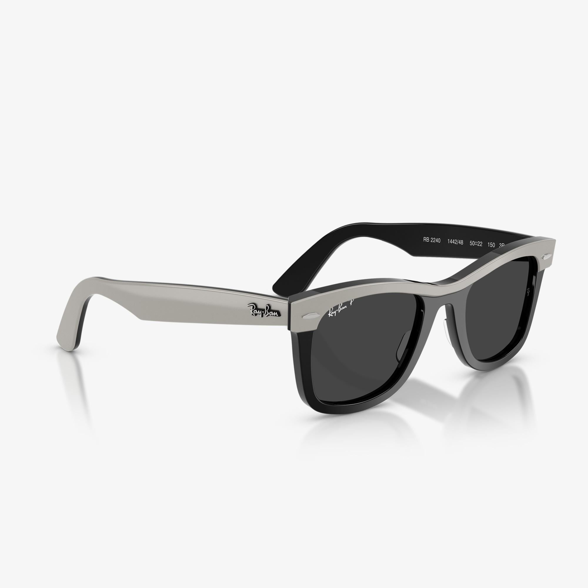 Ray-Ban Wayfarer Street Neat RB2240 Unisex Gri Güneş Gözlüğü