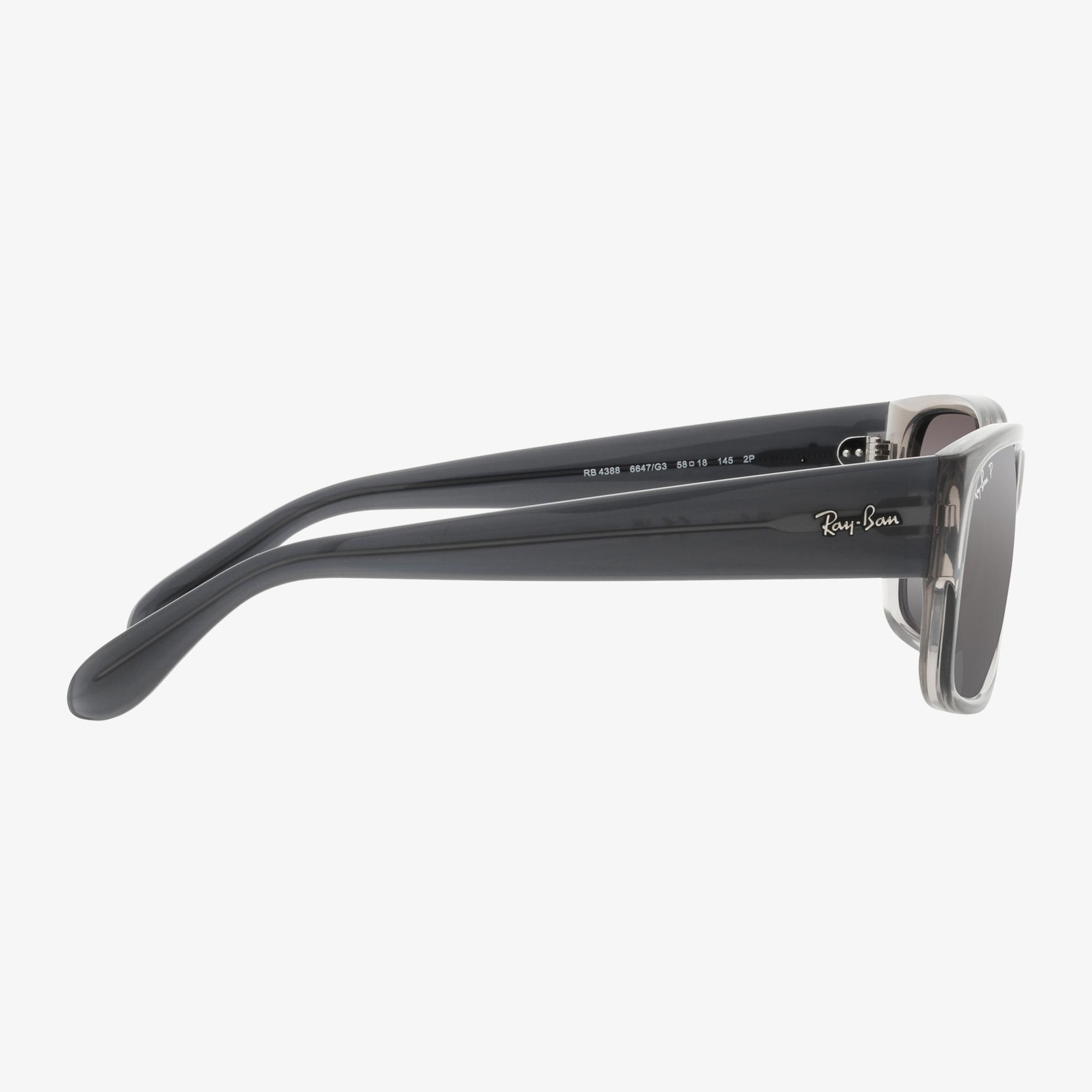 RAY-BAN 0RB4388 Unisex Gri Güneş Gözlüğü
