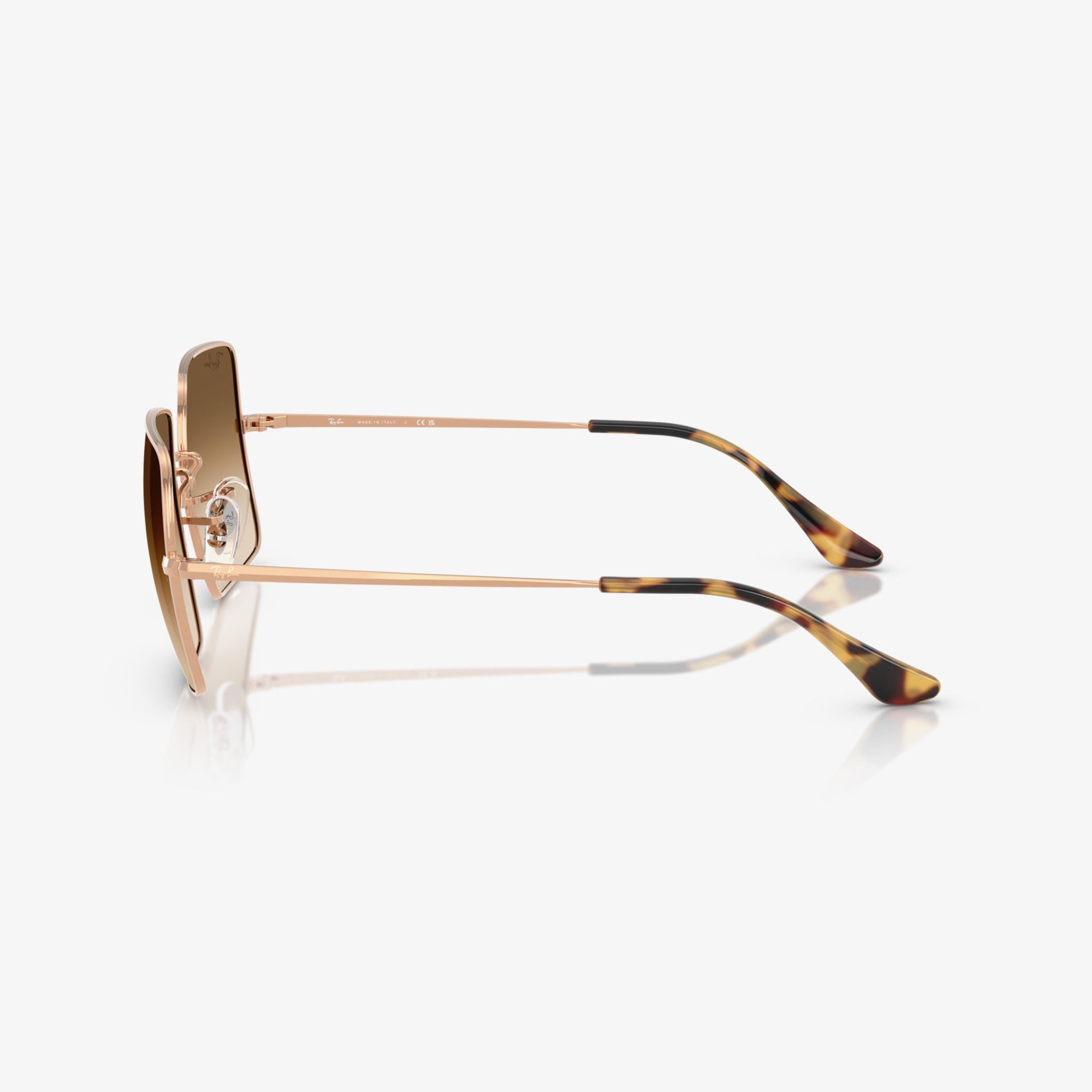 Ray-Ban Square 1971 Classic RB1971 Kadın Altın Rengi Güneş Gözlüğü