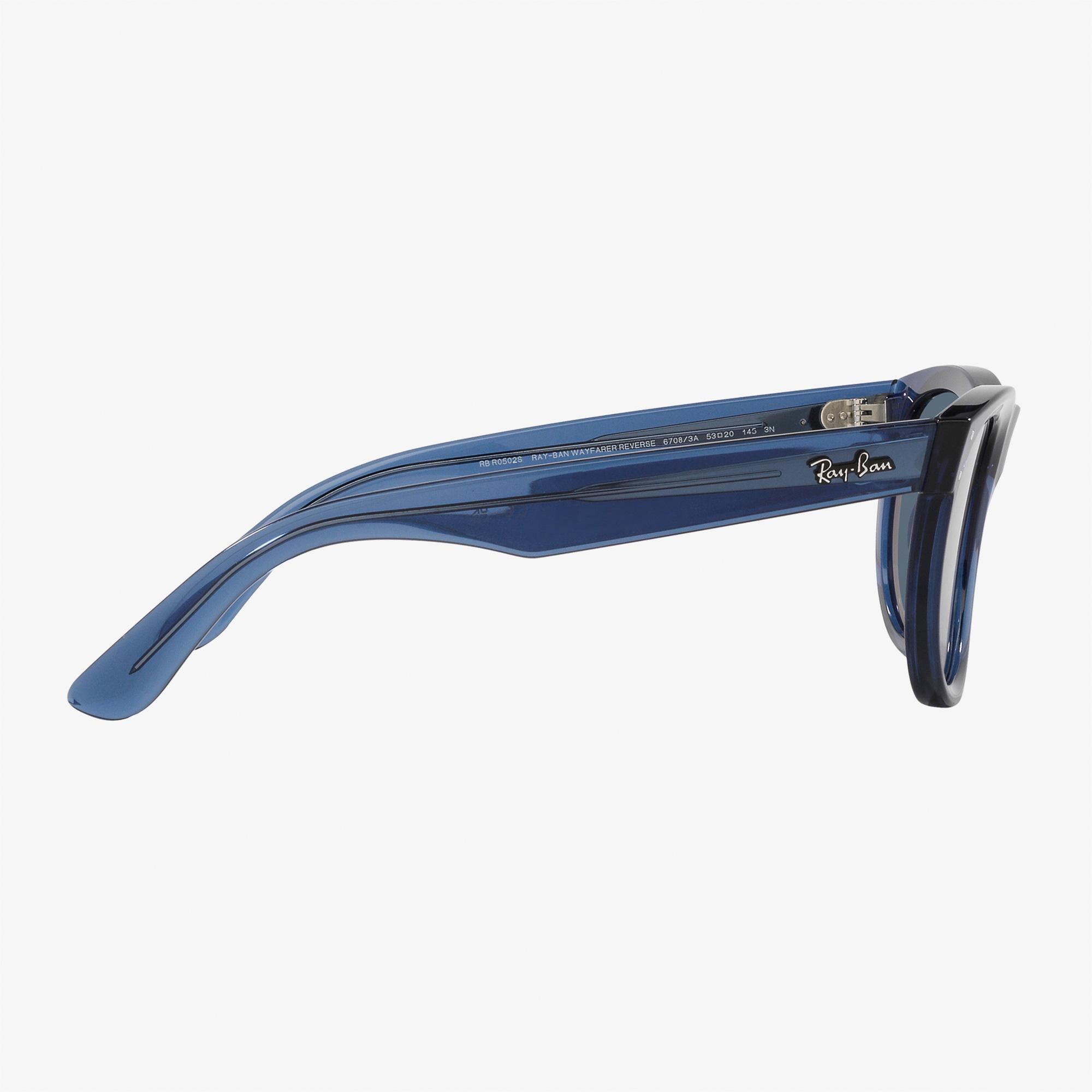 RAY-BAN 0RBR0502S Injected Wyfarer Unisex Mavi Güneş Gözlüğü