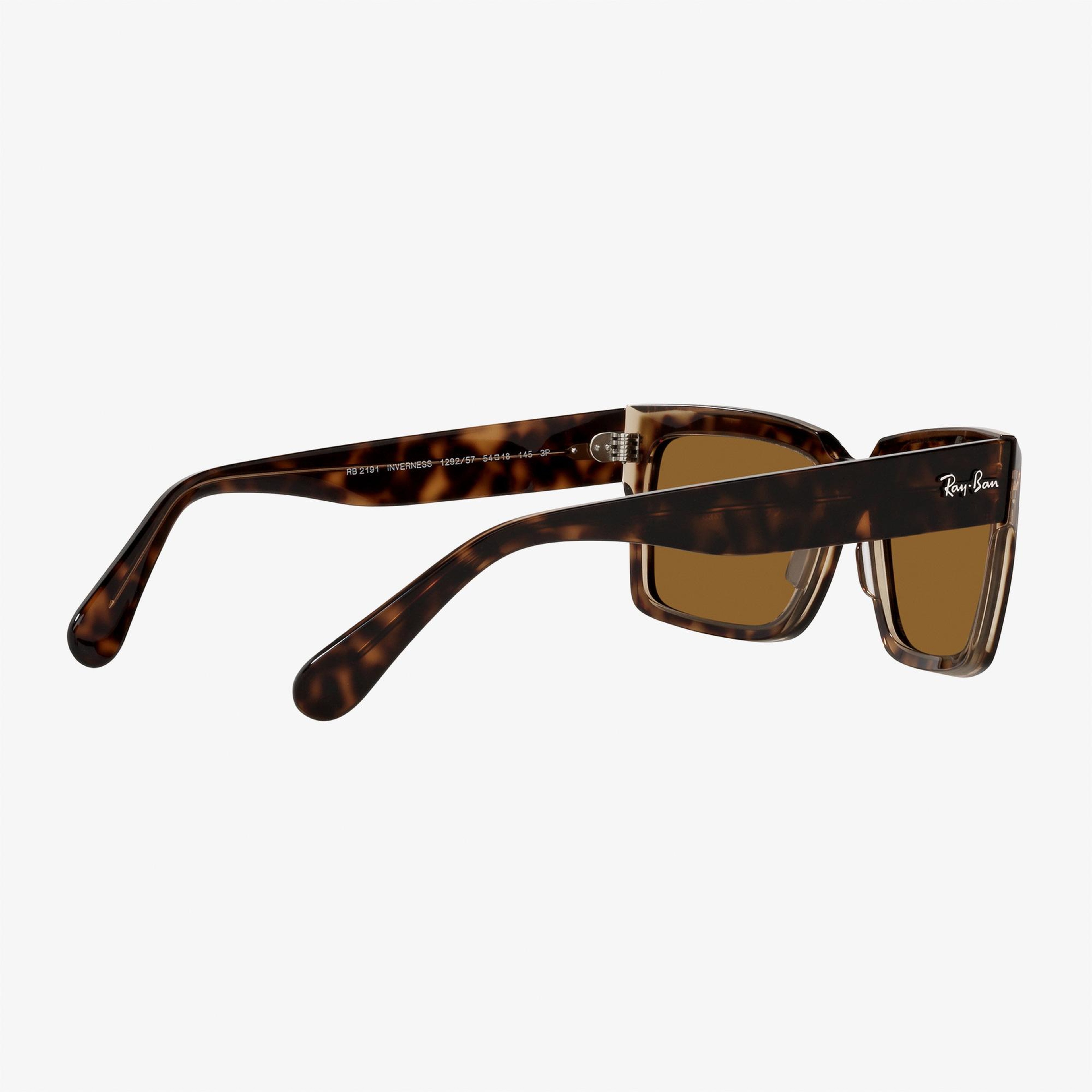 Ray-Ban 0RB2191 Pillow Havana On Transparent Brown Güneş Gözlüğü