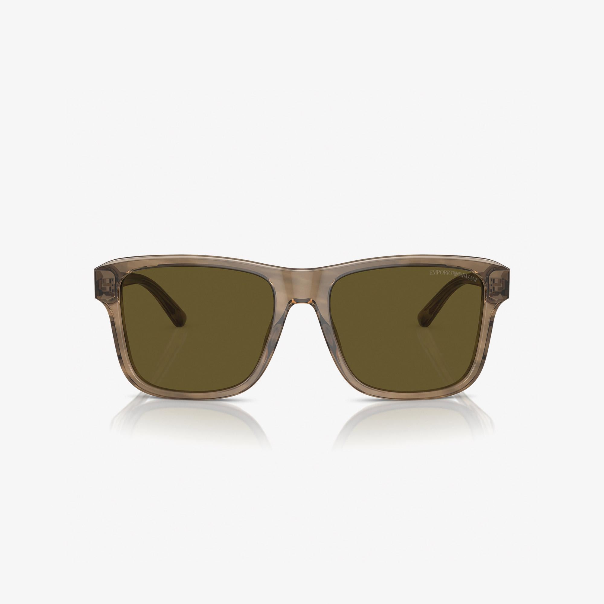 Emporio Armani 0EA4208 Acetate Erkek Kahverengi Güneş Gözlüğü