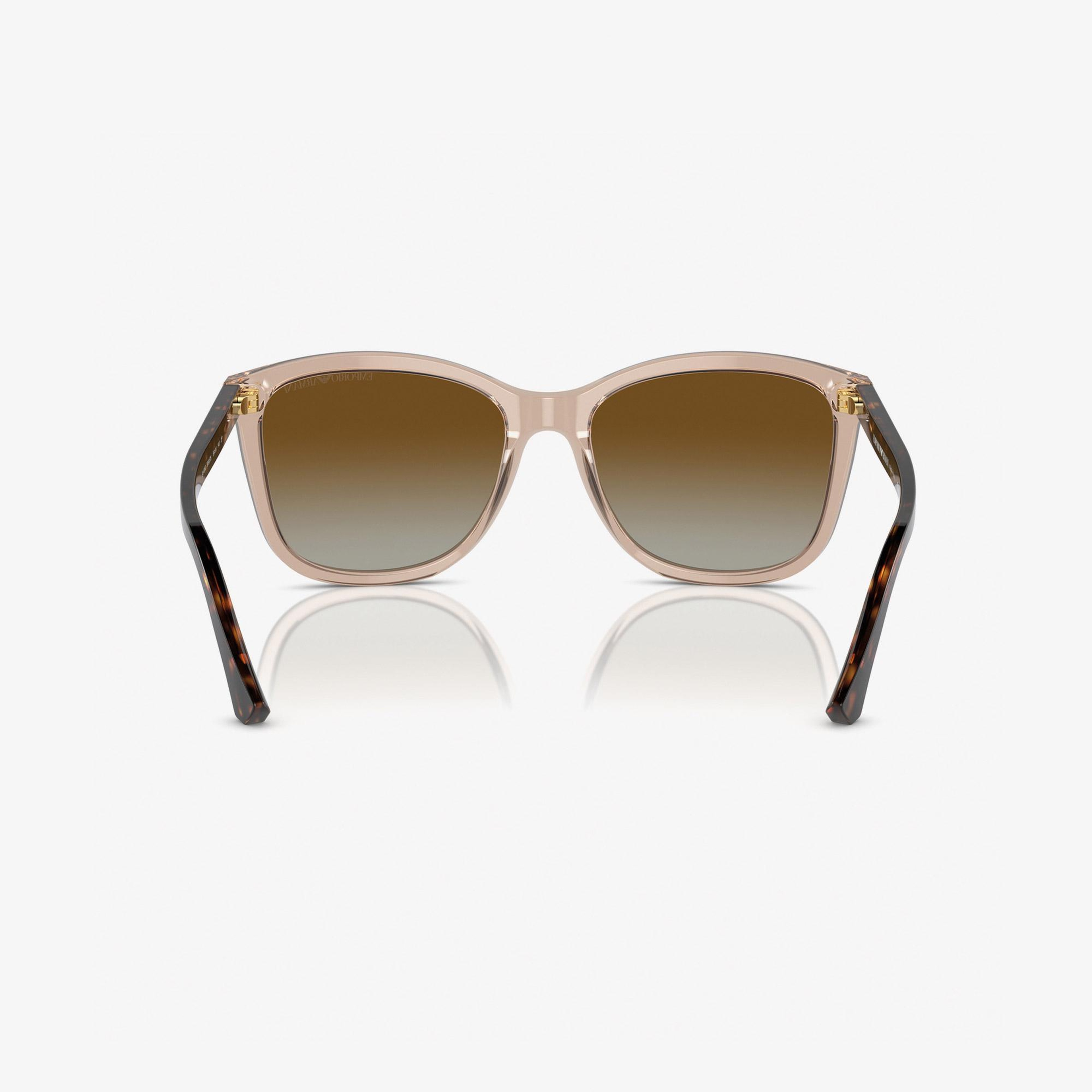 Emporio Armani 0EA4060 Acetate Kadın Kahverengi Güneş Gözlüğü