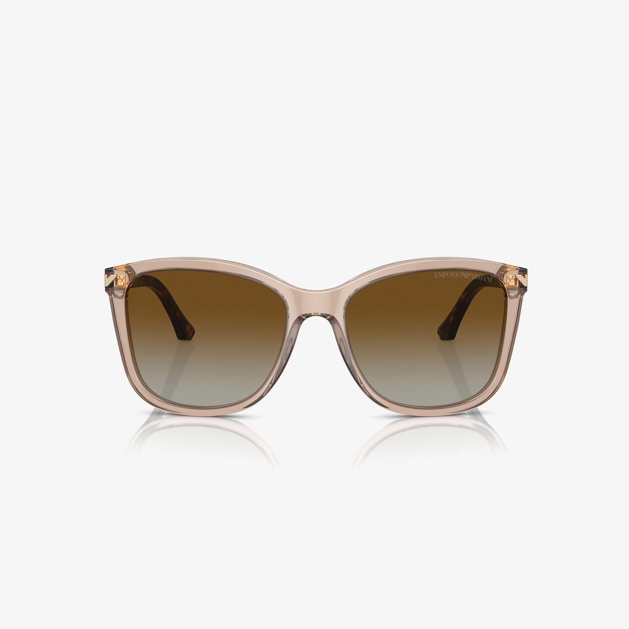 Emporio Armani 0EA4060 Acetate Kadın Kahverengi Güneş Gözlüğü