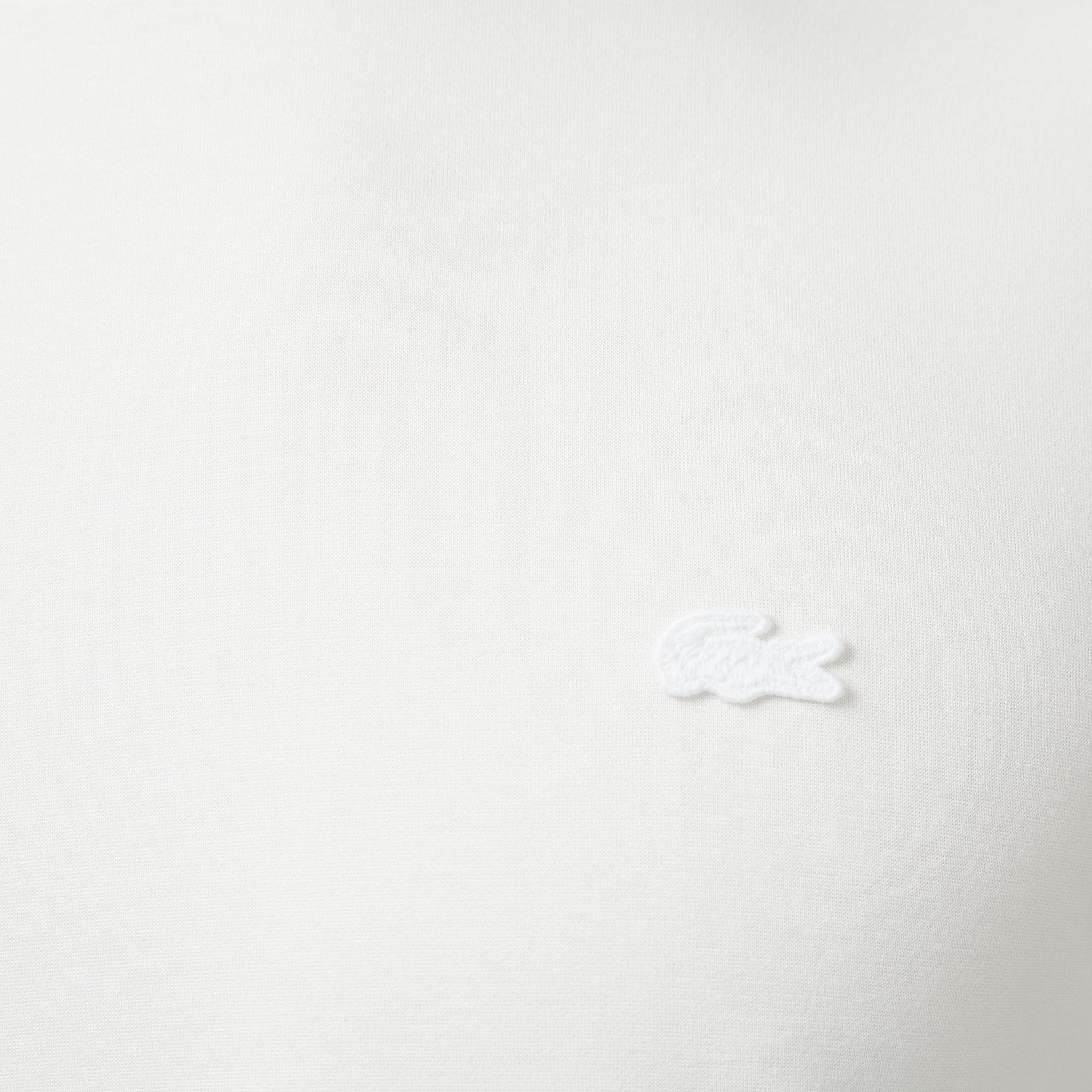 Lacoste Erkek Oversize Fit Bisiklet Yaka Beyaz T-Shirt