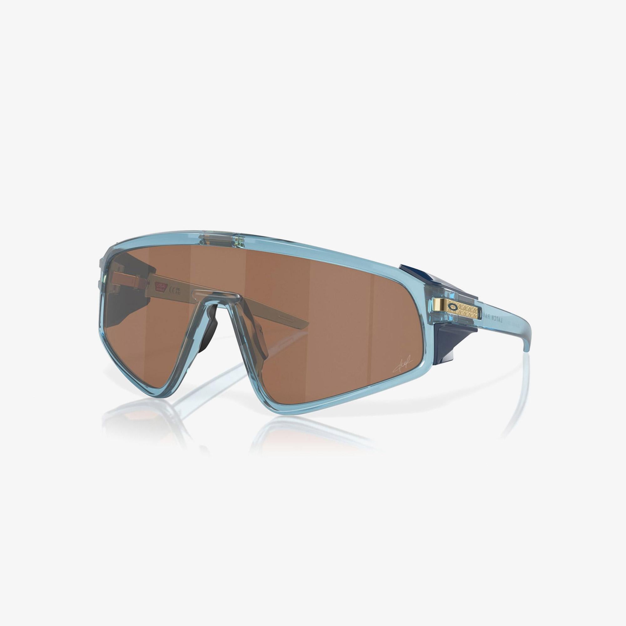 OAKLEY Kylian Mbappé Signature Series Latch Panel Unisex Transparent Stonewash Mavi Güneş Gözlüğü