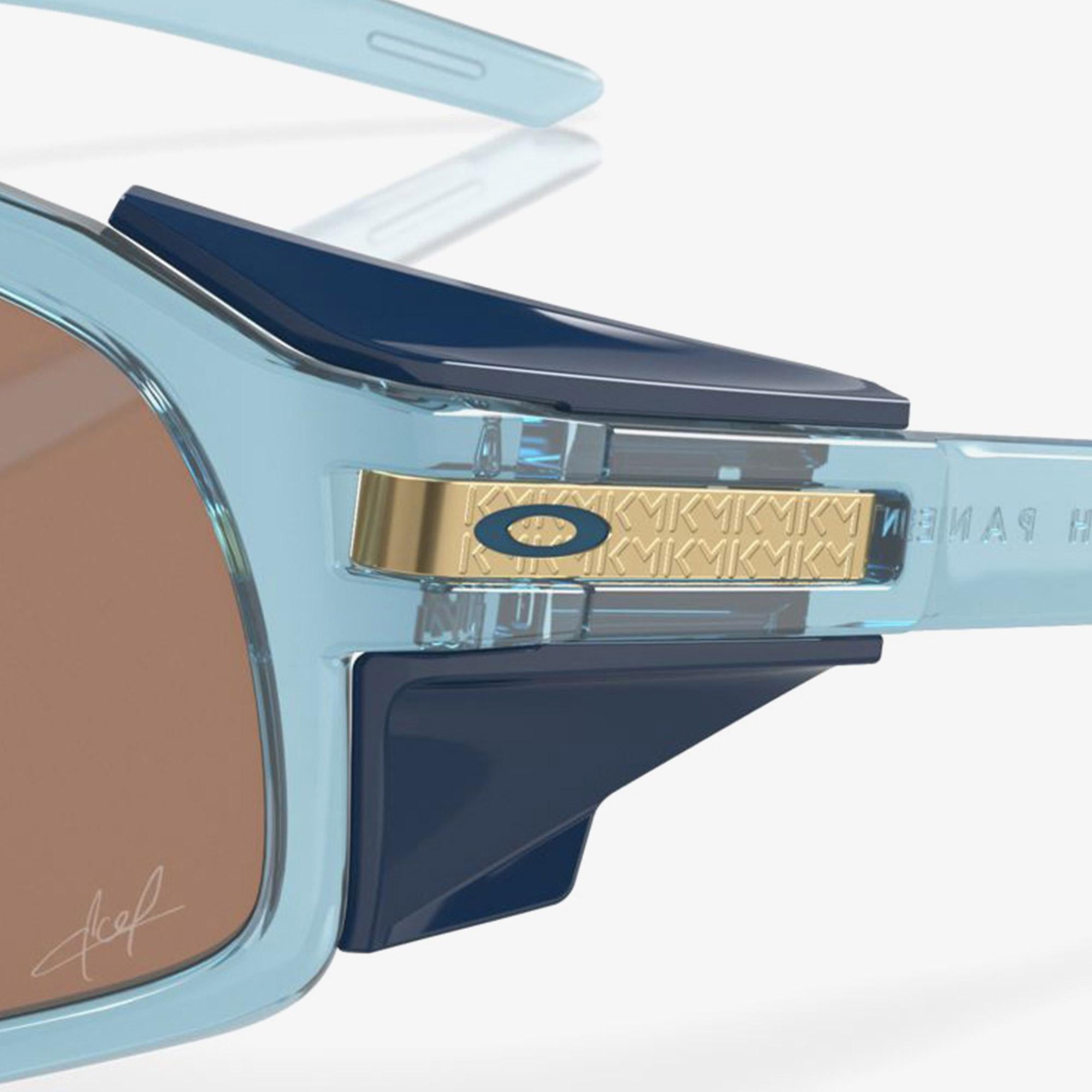 OAKLEY Kylian Mbappé Signature Series Latch Panel Unisex Transparent Stonewash Mavi Güneş Gözlüğü